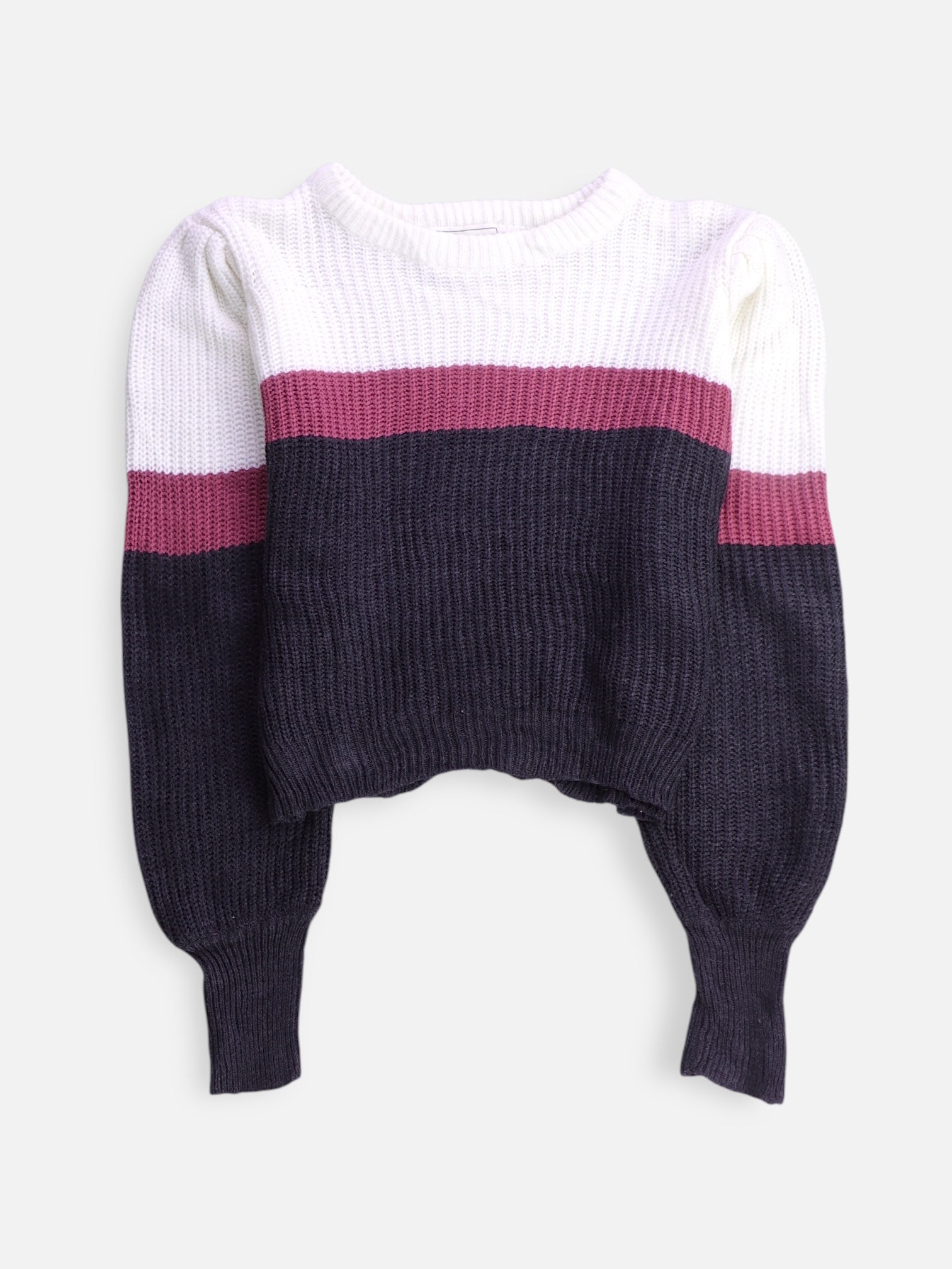 Sueter Knit Color Block - Mujer - Small