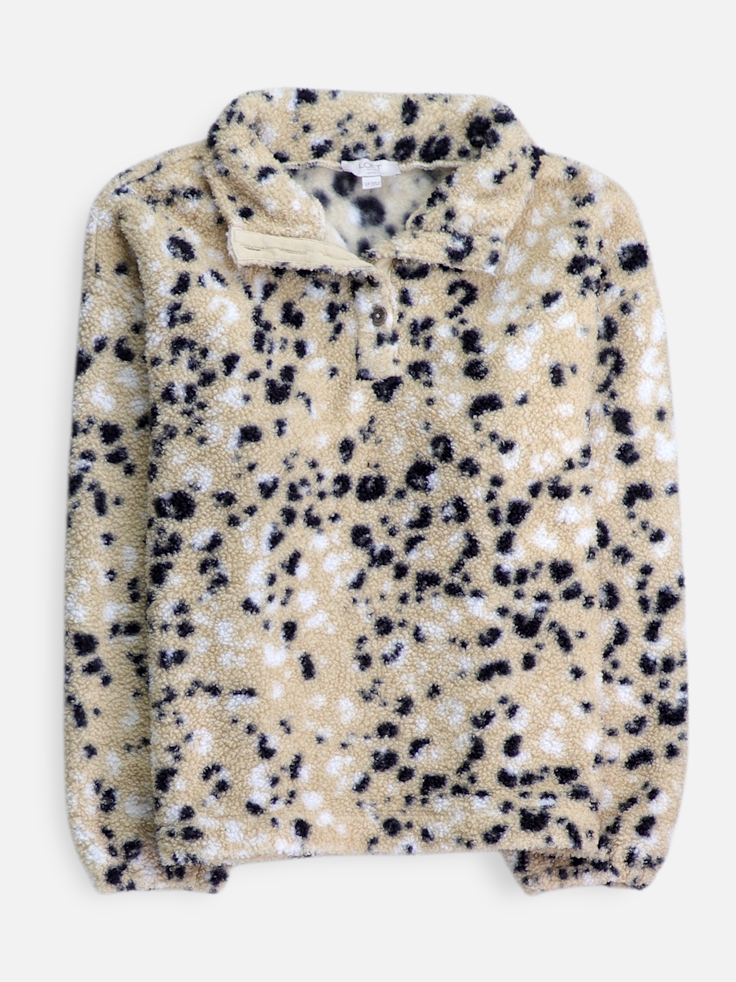 LOFT Sueter Fleece Teddy - Mujer - L PETITE