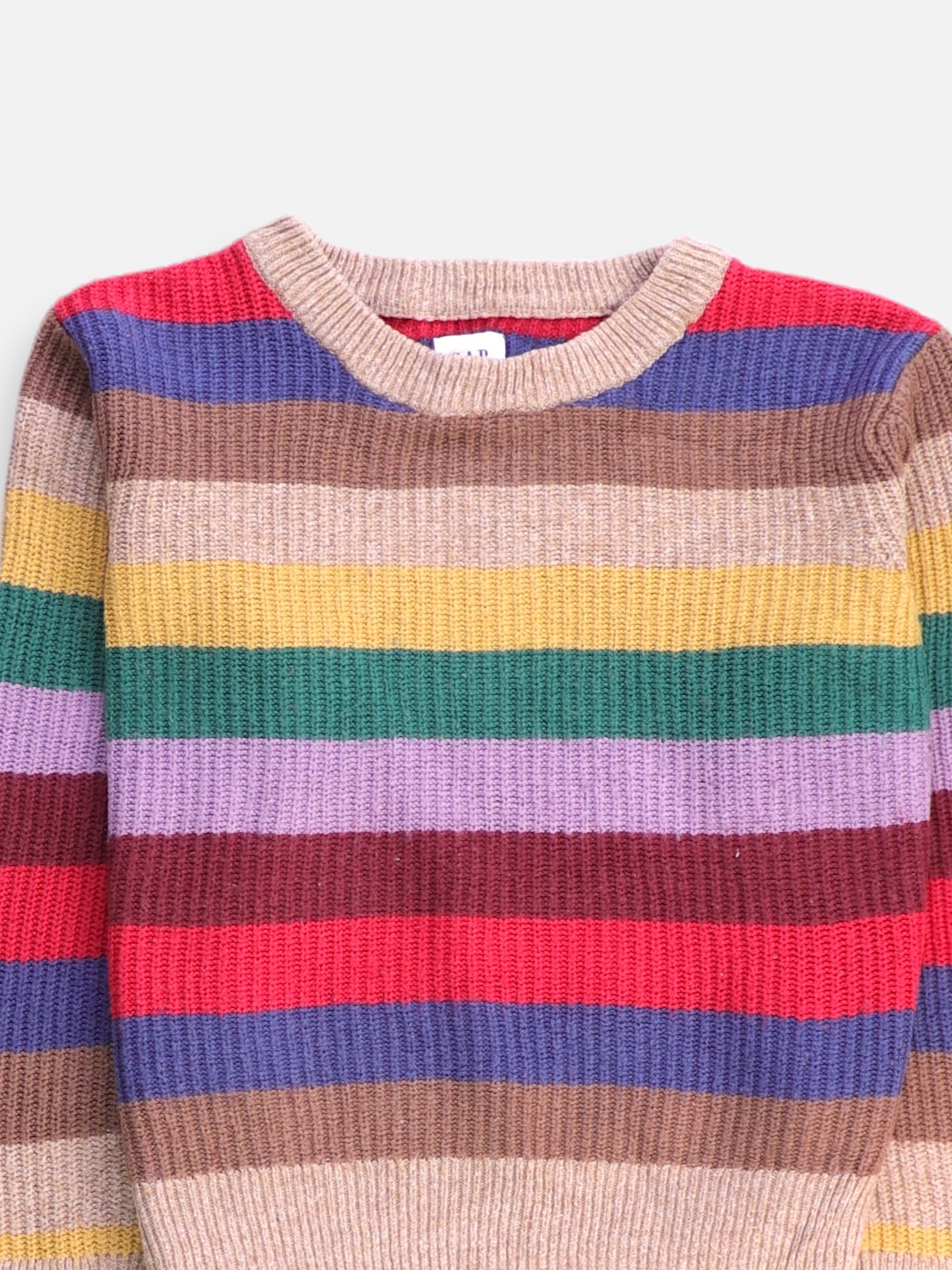 GAP Sueter Knit Color Block - Niña - Small - 6-7Y (Años)