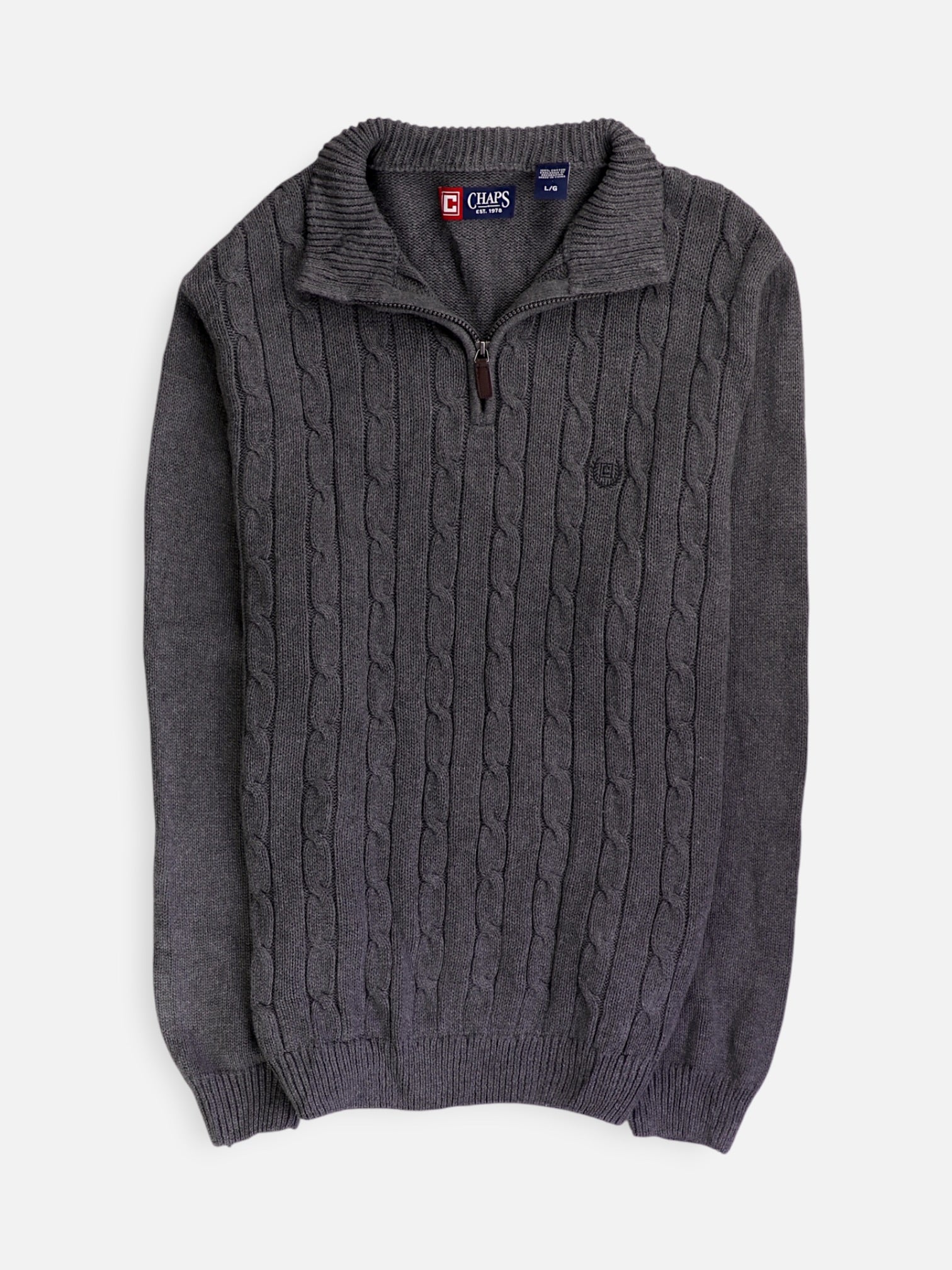 Chaps Sueter Fleece Casual - Hombre - Large