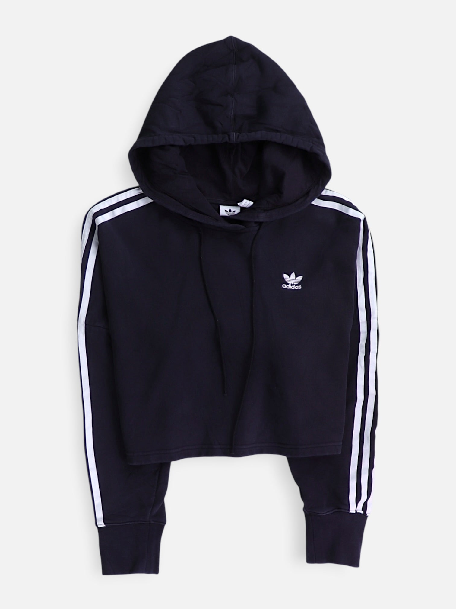 Adidas Sudadera Hoodie Crop Top - Mujer - XS