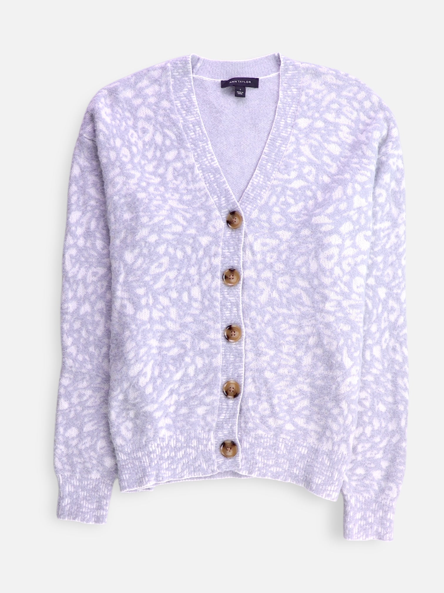 ANN TAYLOR Sueter Cardigan Casual - Mujer - Small