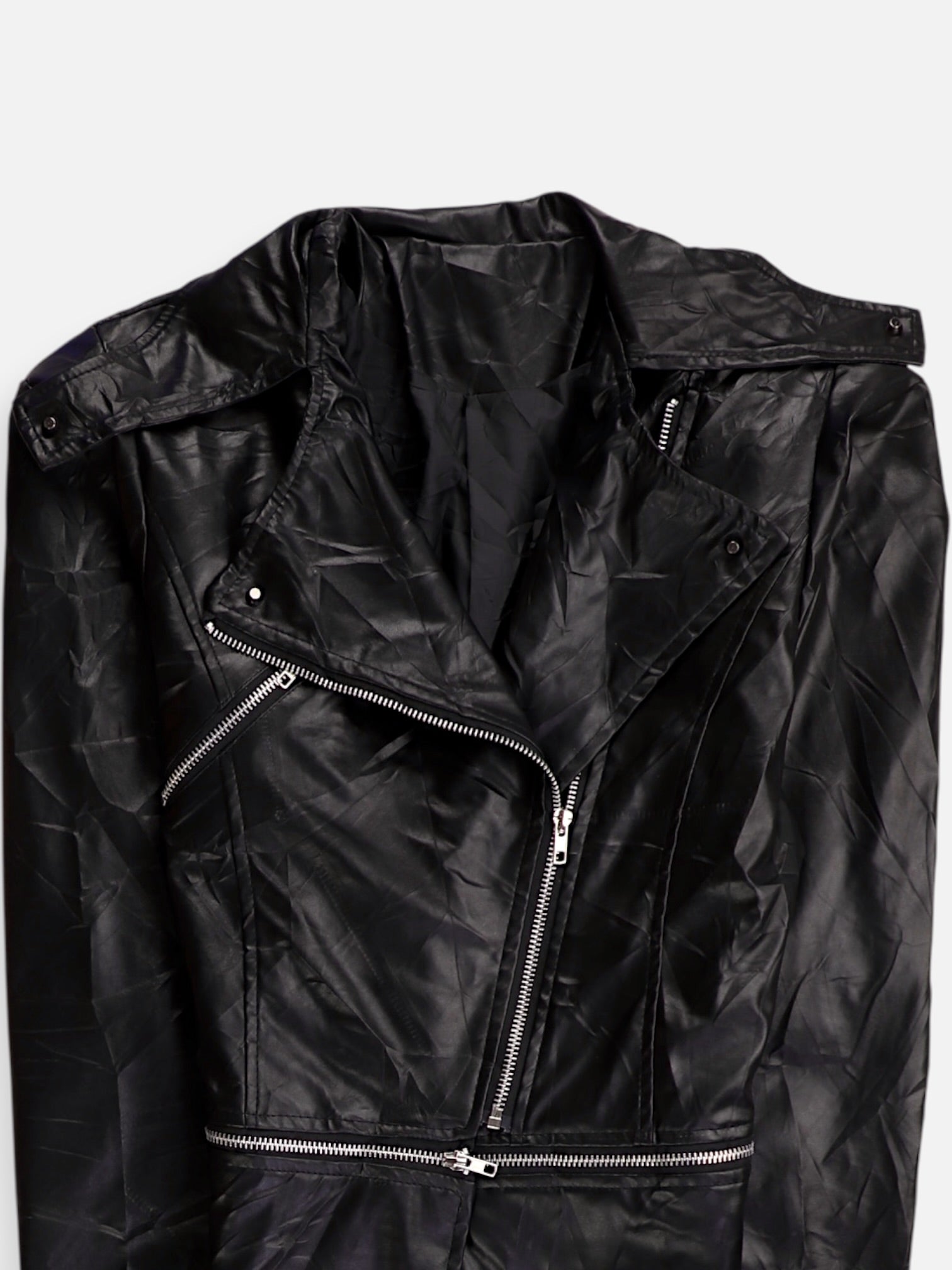Chaqueta Cuero Basic - Mujer - Medium
