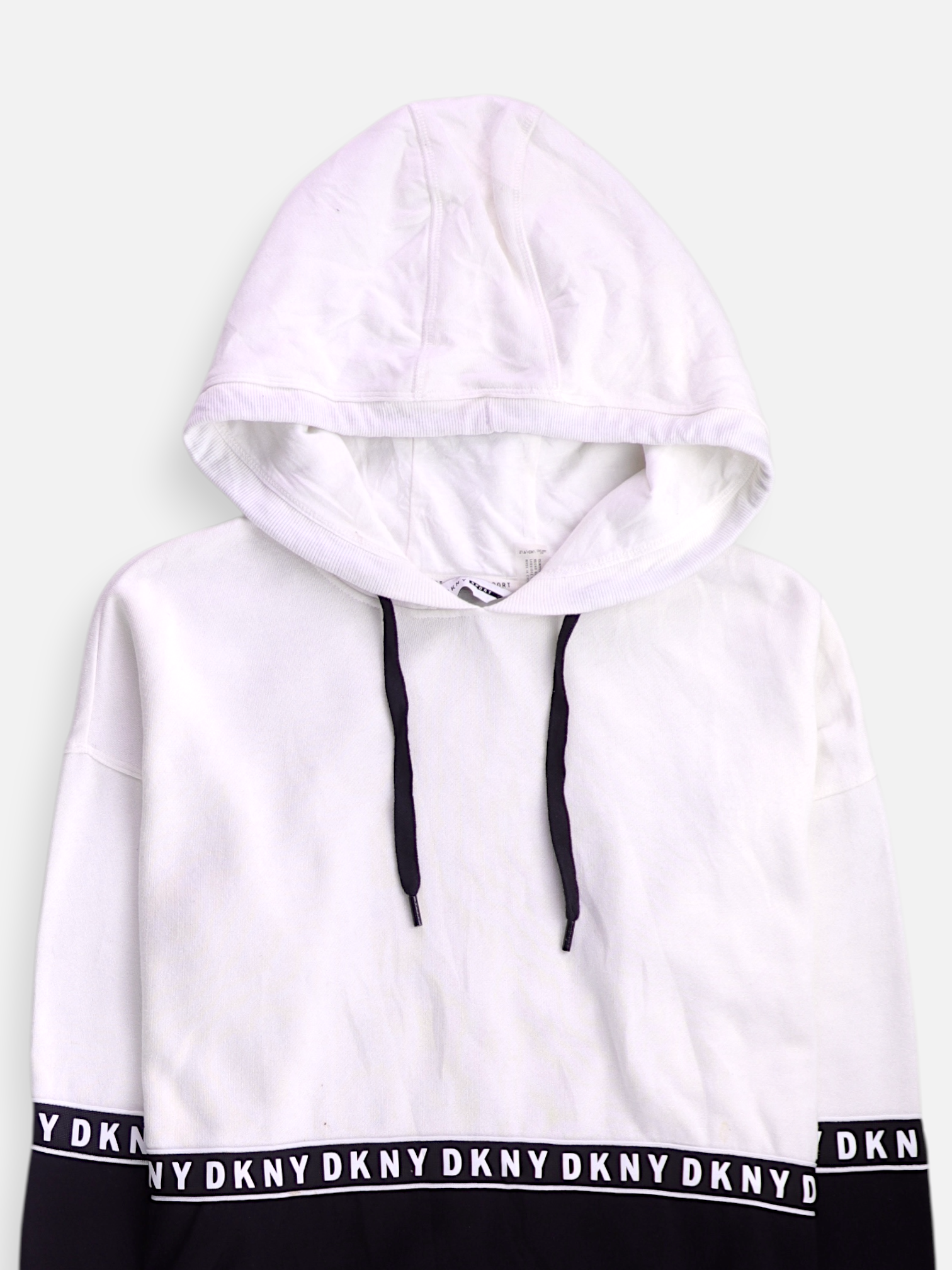 DKNY Sudadera Hoodie Color Block - Mujer - Small