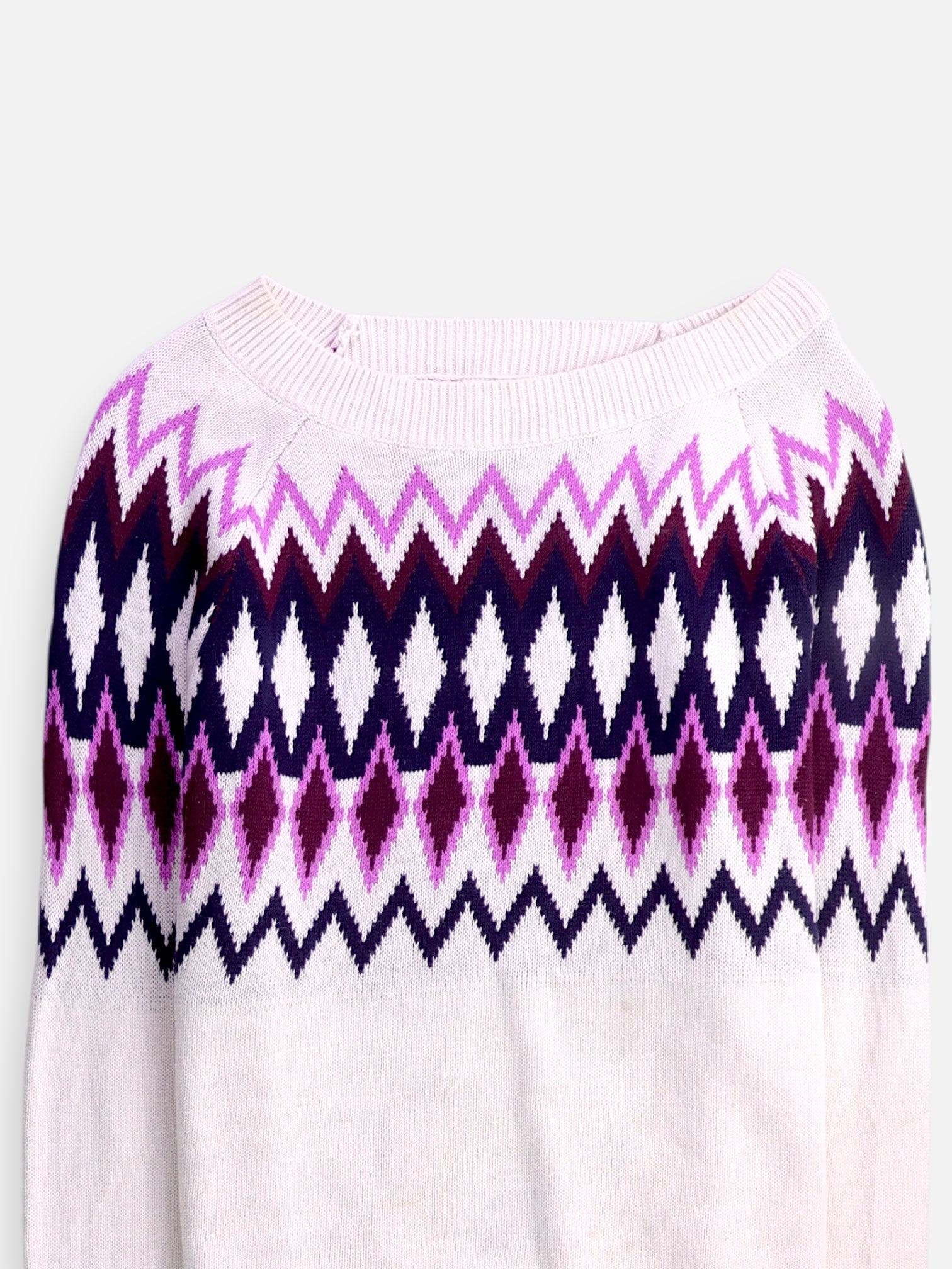 LOFT Sueter Knit Color Block - Mujer - Medium