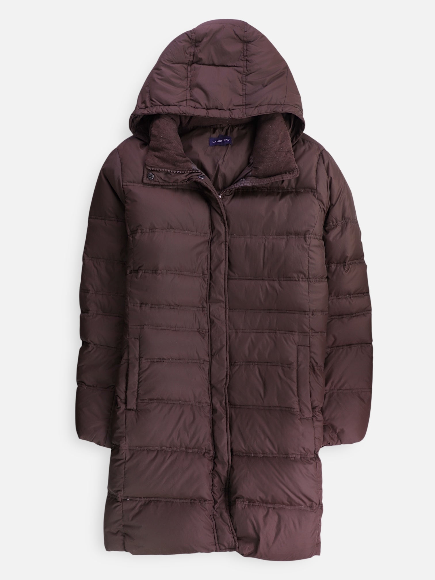 LANDS END Abrigo Impermeable Puffer - Mujer - XL