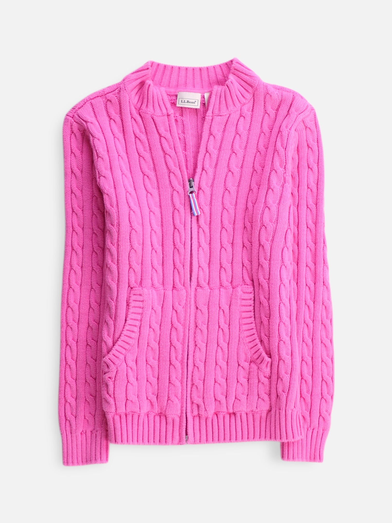 LL BEAN Sueter Fleece Casual - Niña - Medium - 10-12Y (Años)