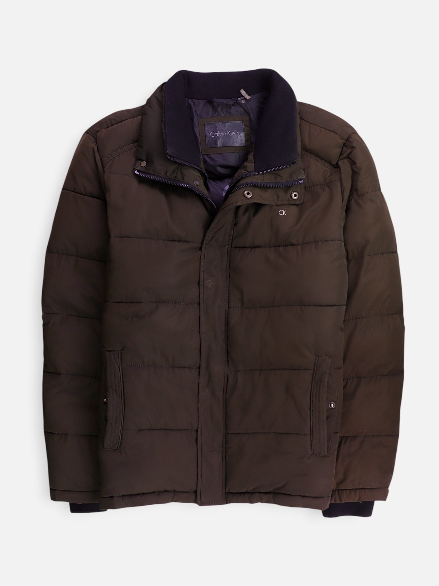 Calvin Klein Chaqueta Puffer Impermeable - Hombre - Large