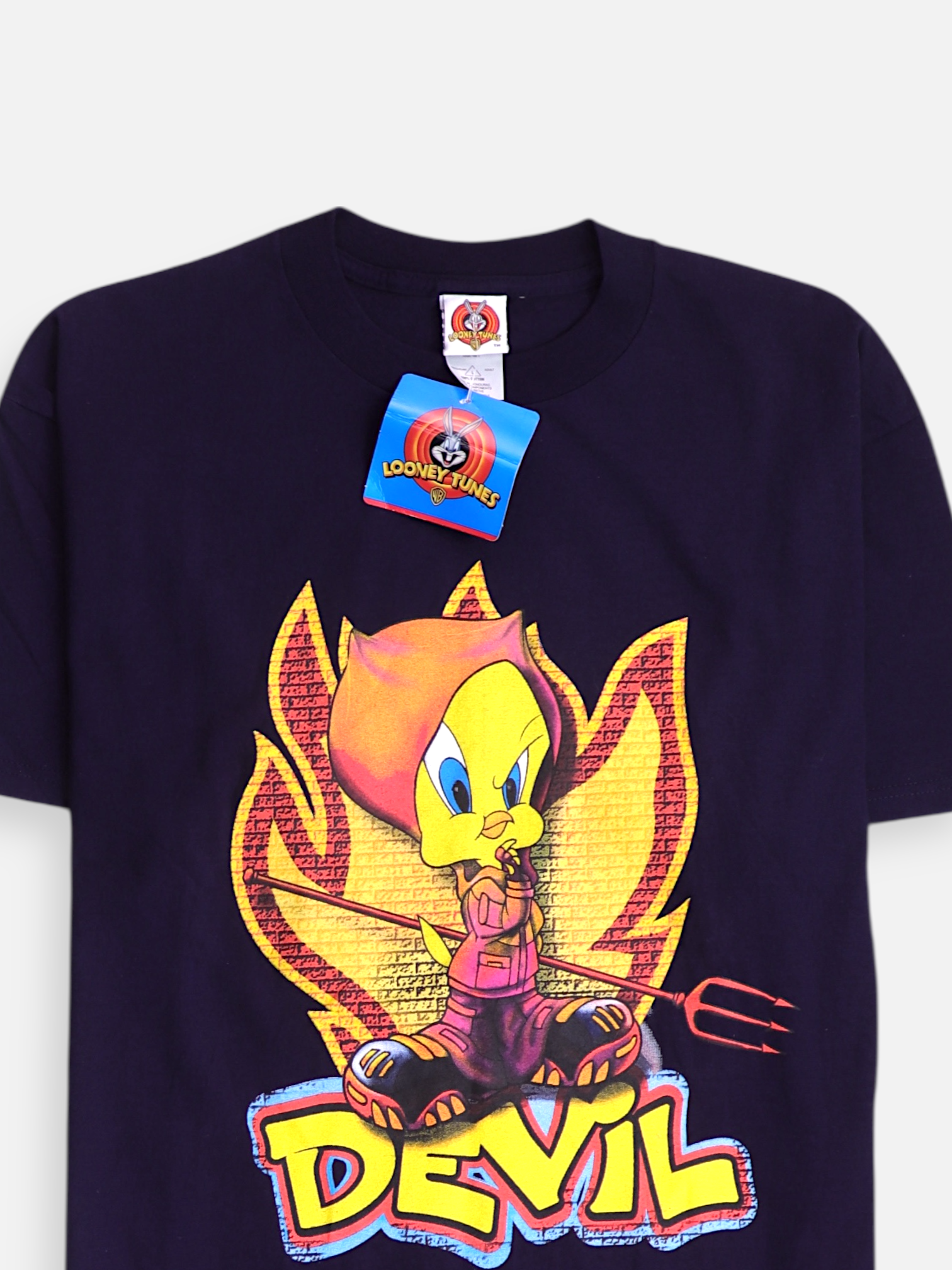 Looney Tunes Camiseta Grafica - Hombre - Large