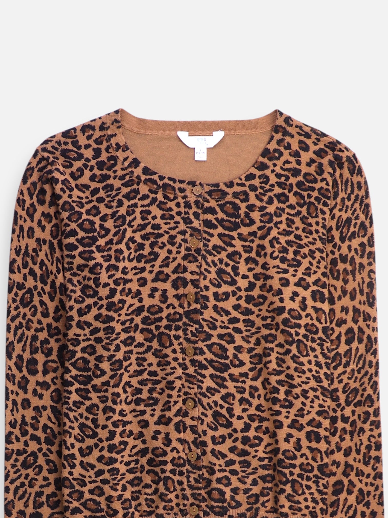 TIME THRU Sueter Cardigan Casual - Mujer - Large