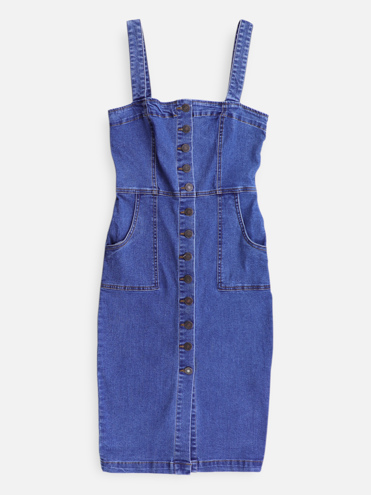 Forever 21 Vestido Denim - Mujer - Small