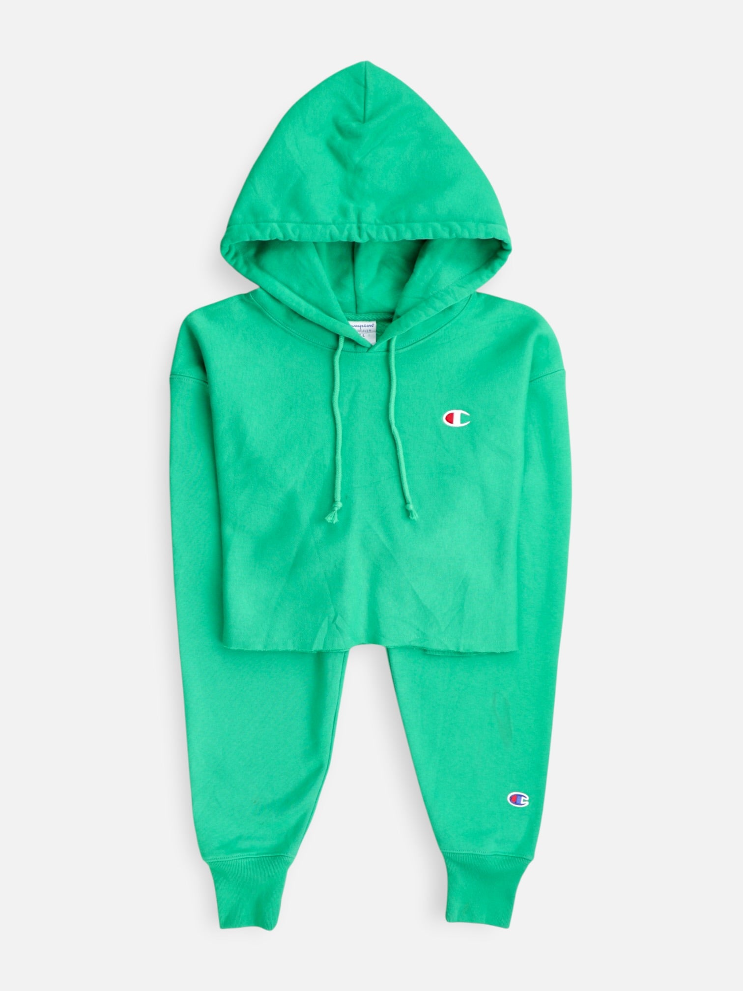 Champion Sudadera Hoodie Crop Top - Mujer - Small