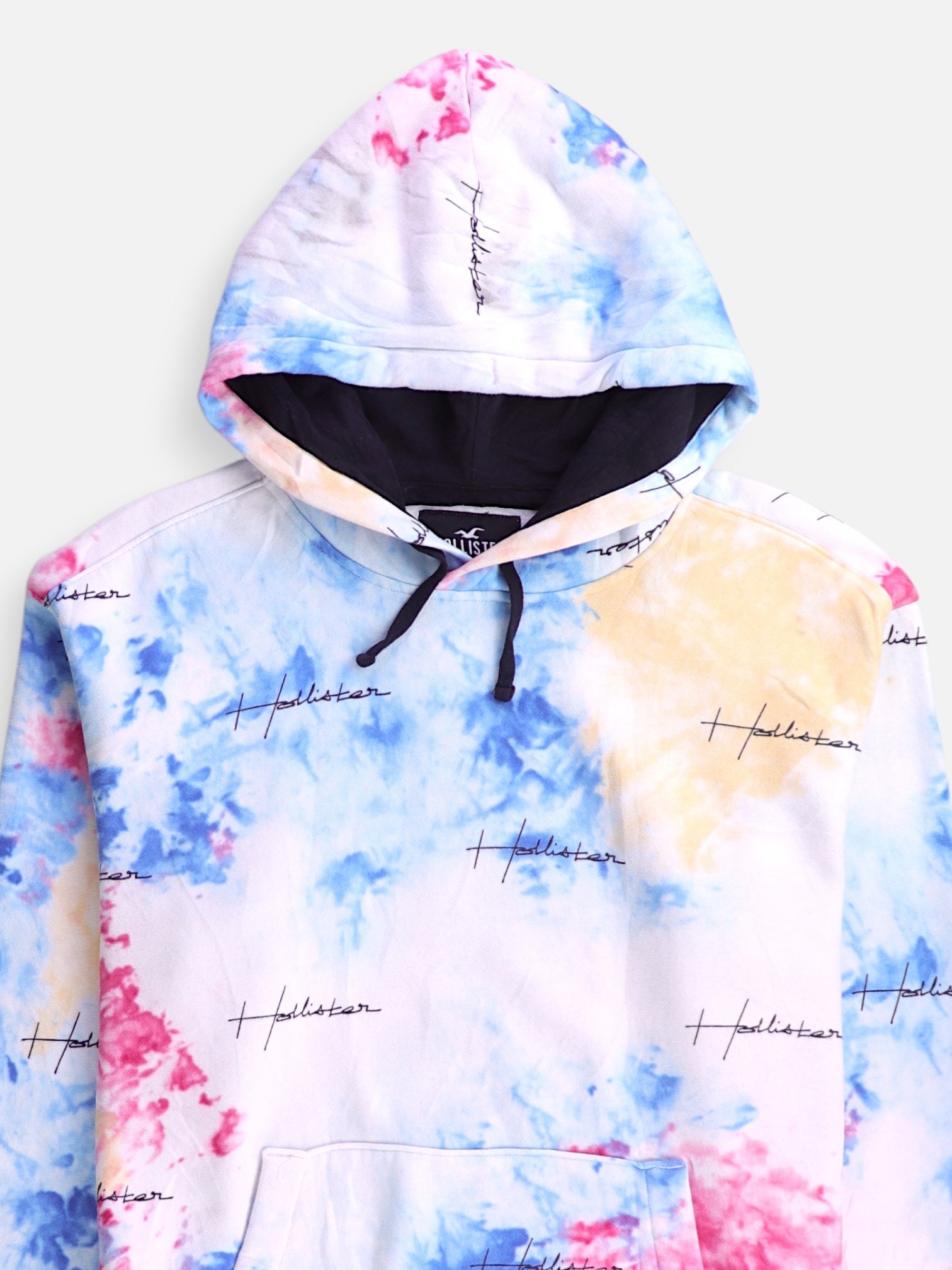 Hollister Sudadera Hoodie Tie-Dye - Hombre - Large