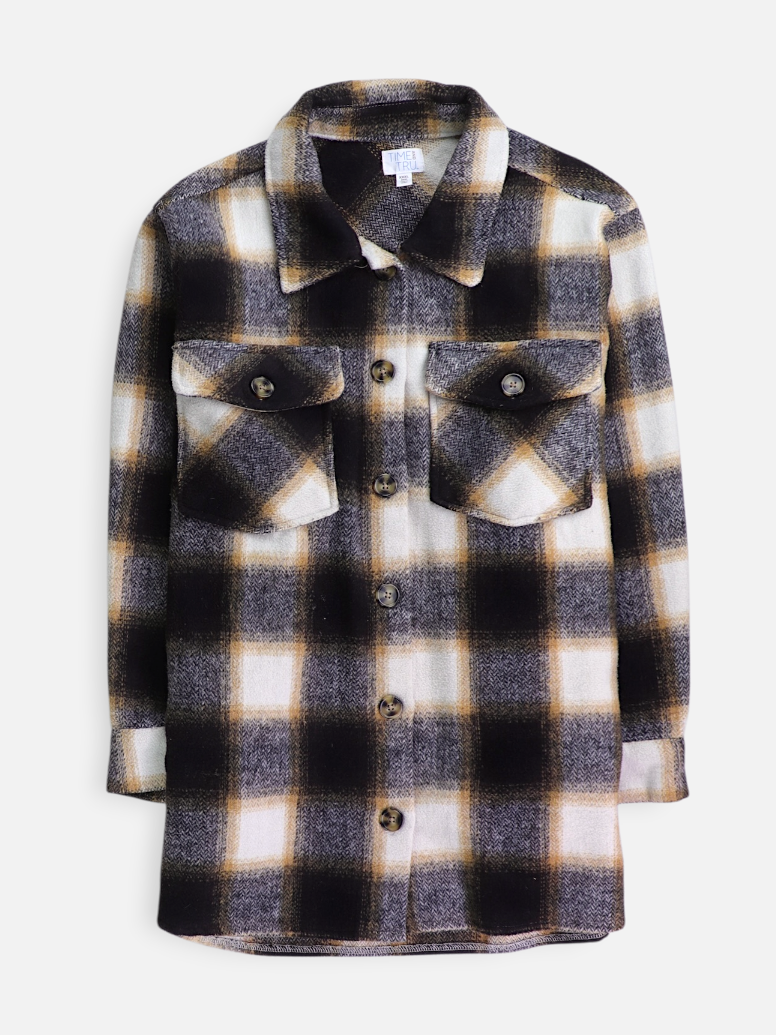 TIME THRU Chaqueta Sobrecamisa Plaid Types - Mujer - 3XL