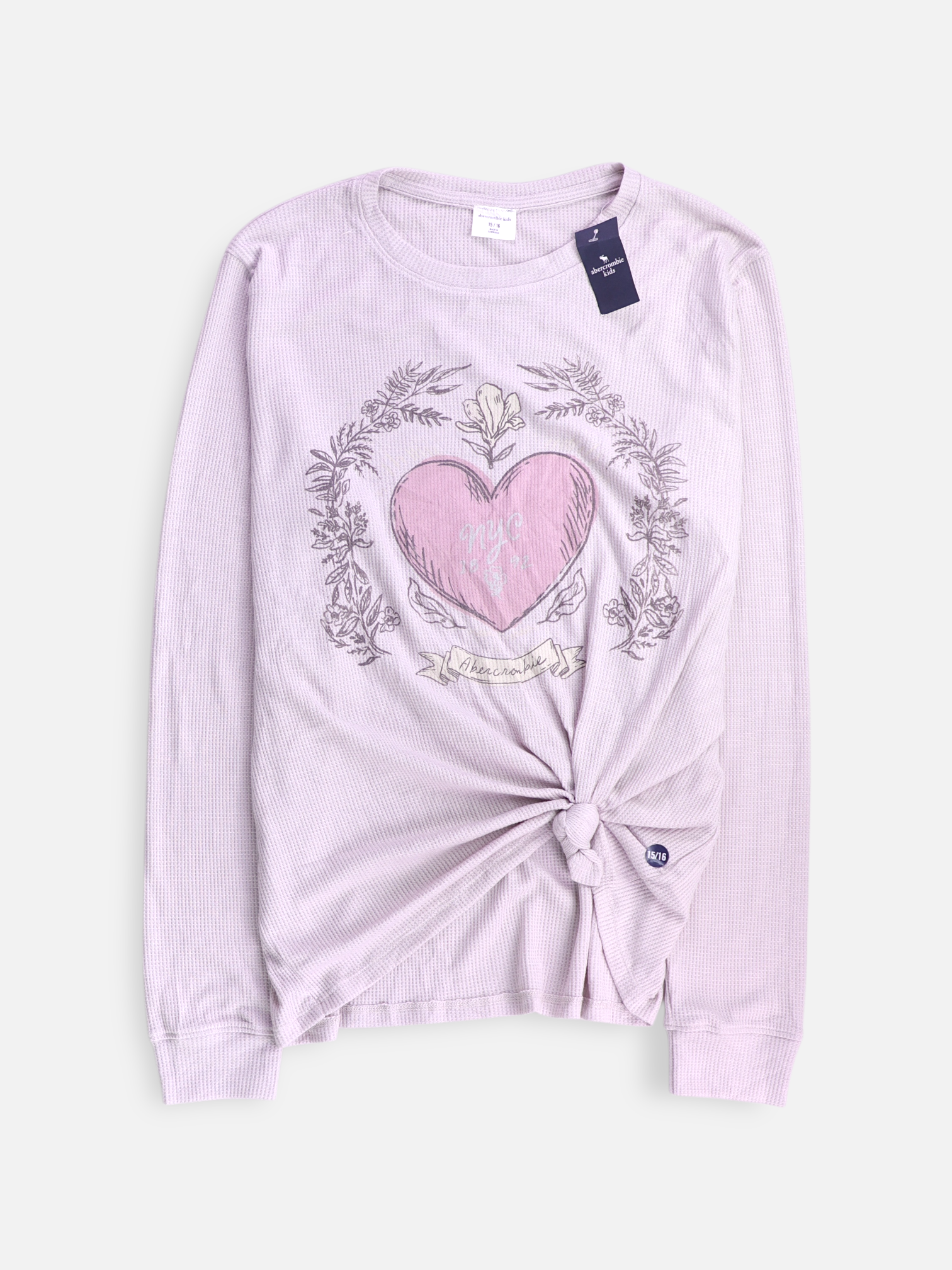 Abercrombie & Fitch Camiseta Basic - Niña - Large -  15-16Y (Años)