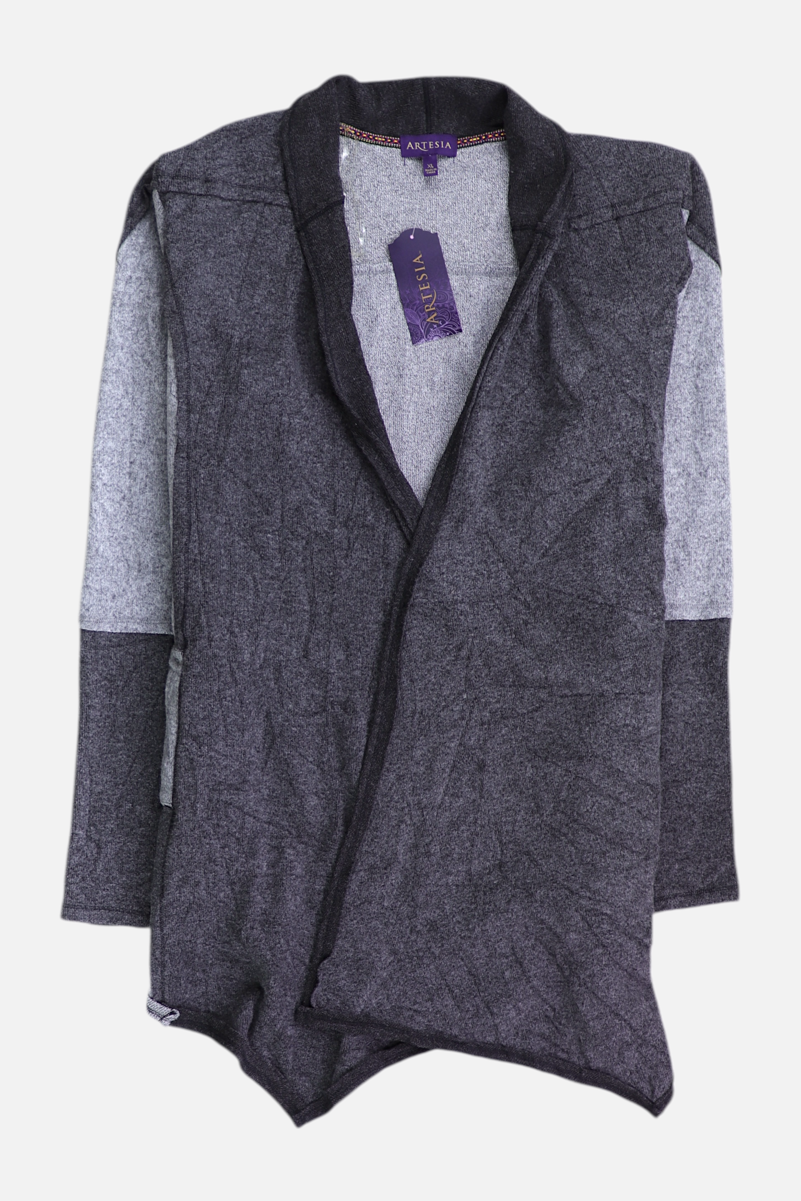 Sueter Cardigan Color Block - Mujer - XL