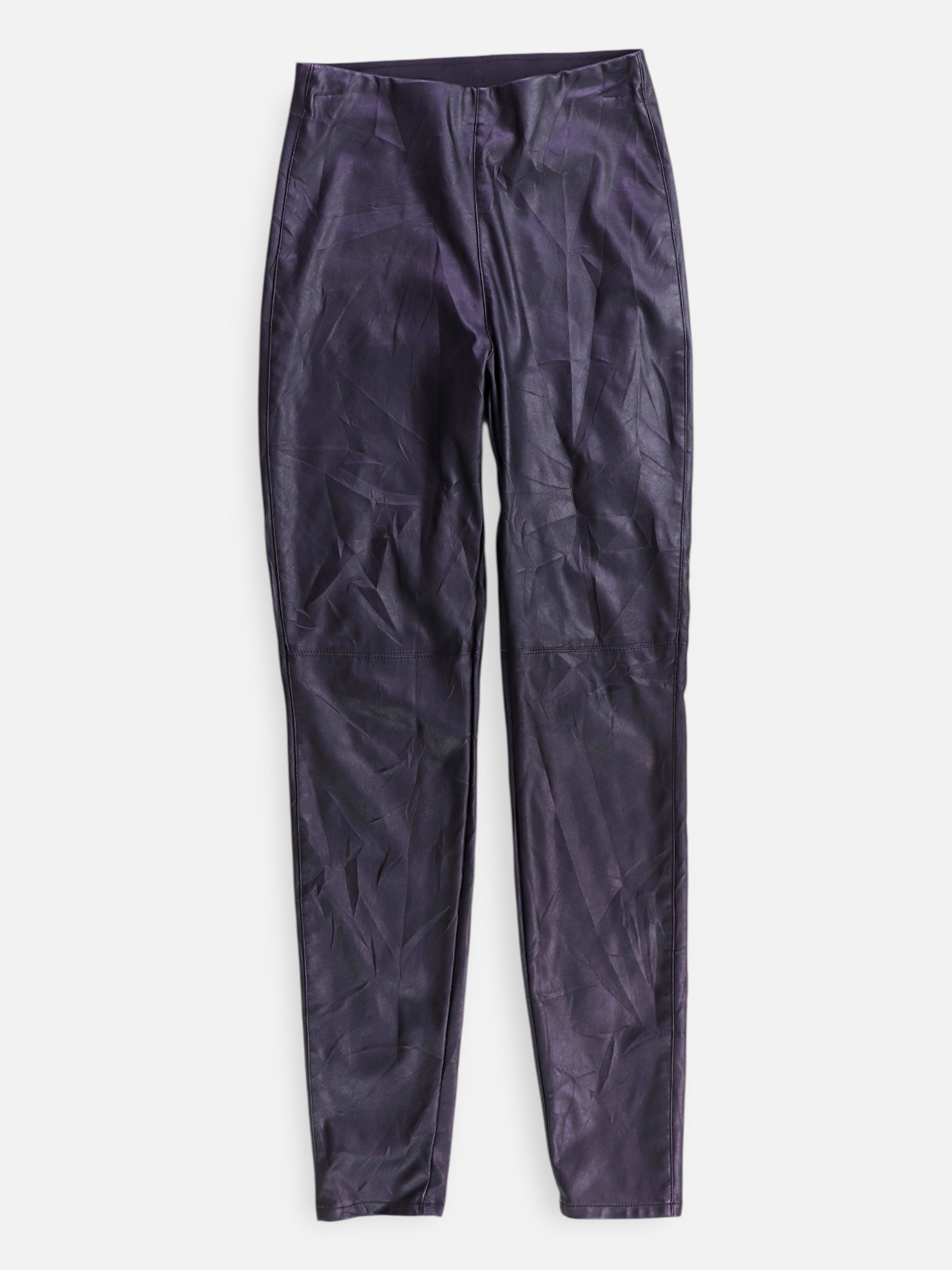 H&M Pantalon Skinny Fit Cuero - Mujer - 2