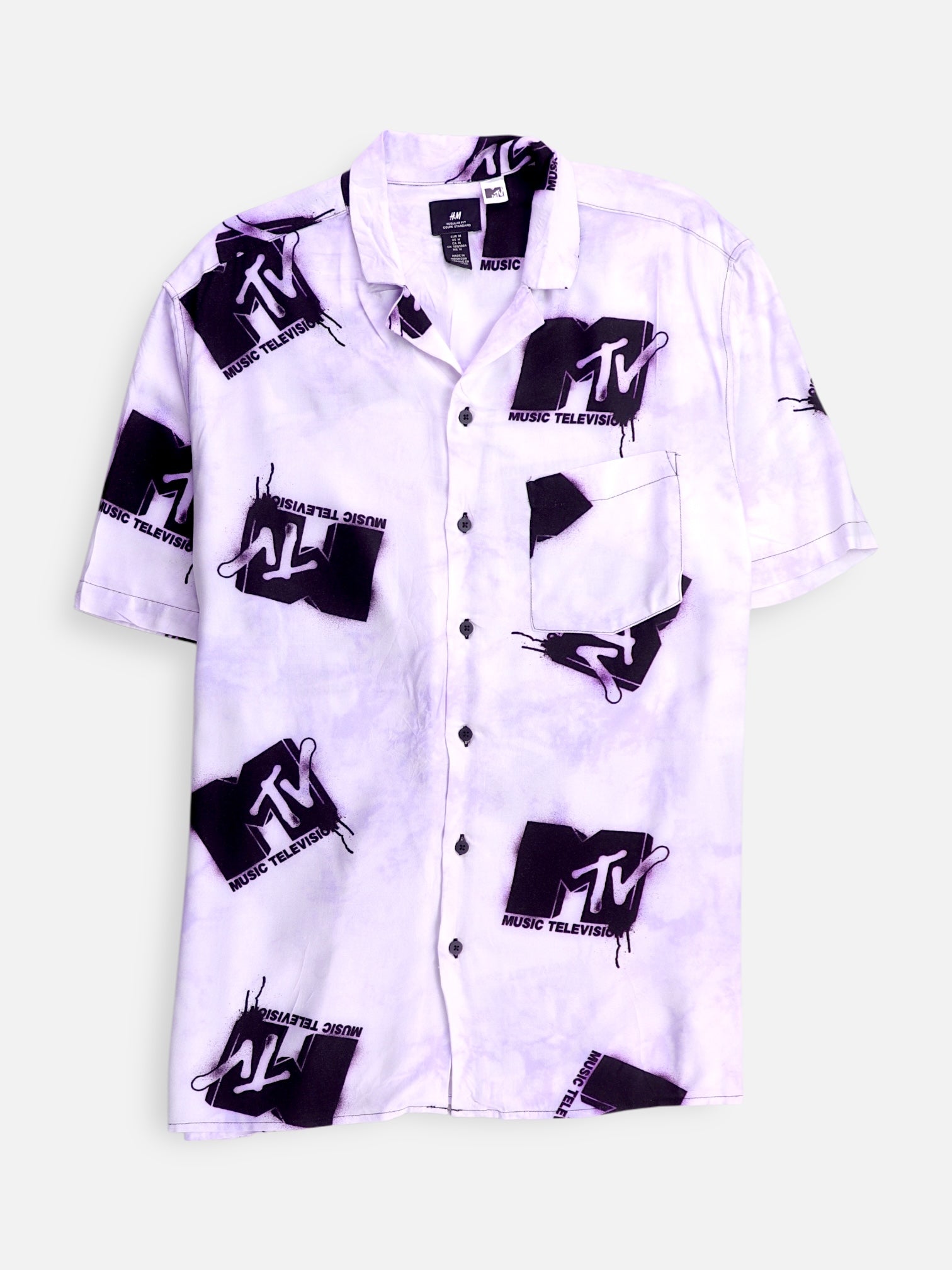 H&M Camisa Casual - Hombre - Medium