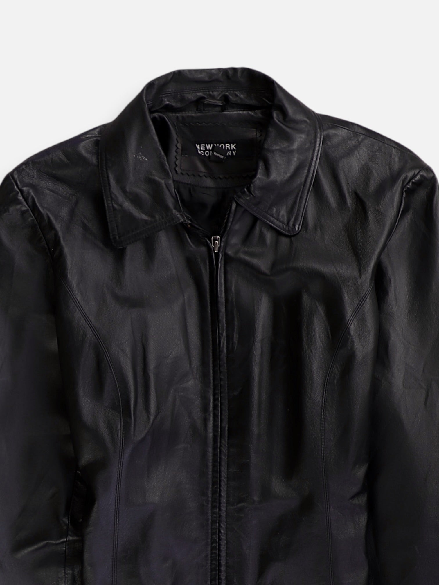 NEW YORK & COMPANY Chaqueta Casual Cuero - Mujer - Large