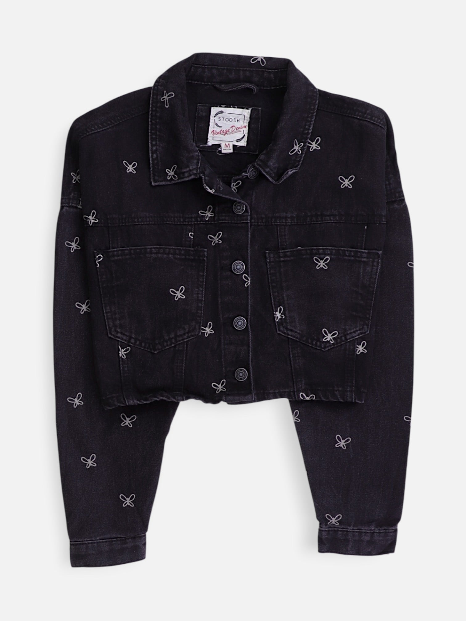 Chaqueta Denim  Crop Top - Mujer - Medium