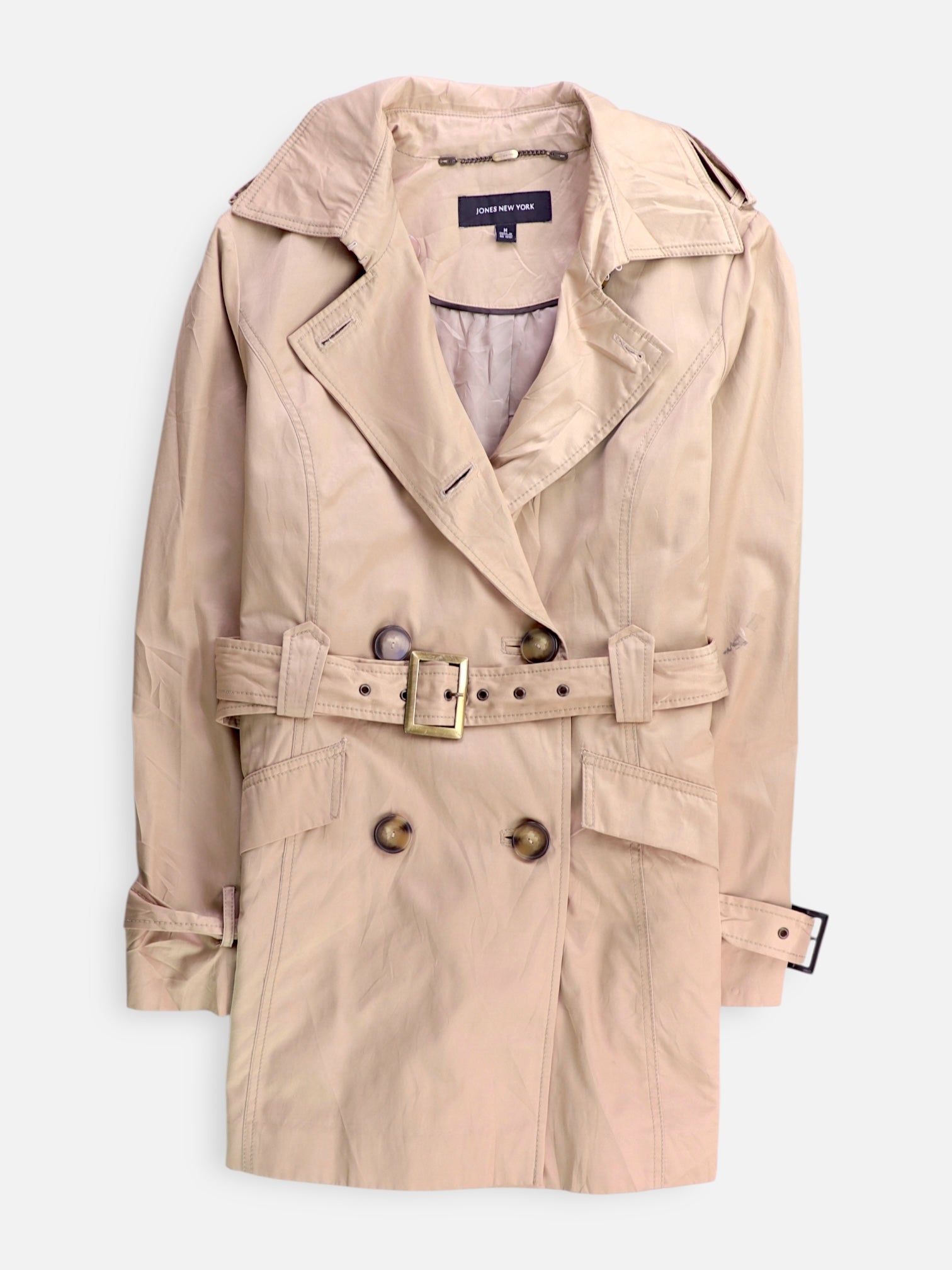 JONES NEW YORK Chaqueta Trench coat Basic - Mujer - Medium