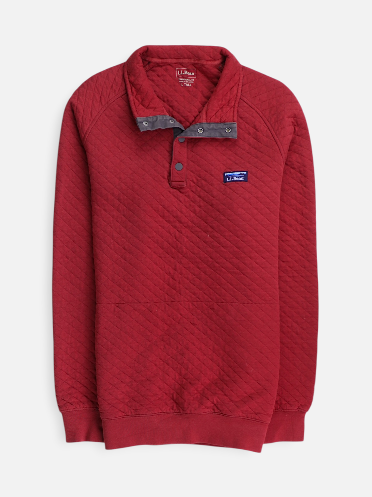 LL BEAN Sudadera Fleece Basic - Hombre - Large