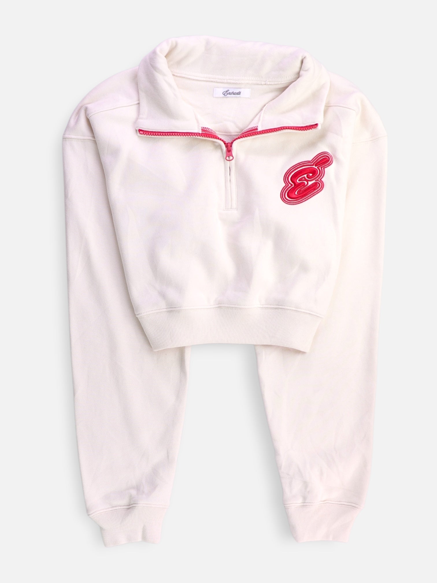 Sudadera Fleece Crop Top - Mujer - Small