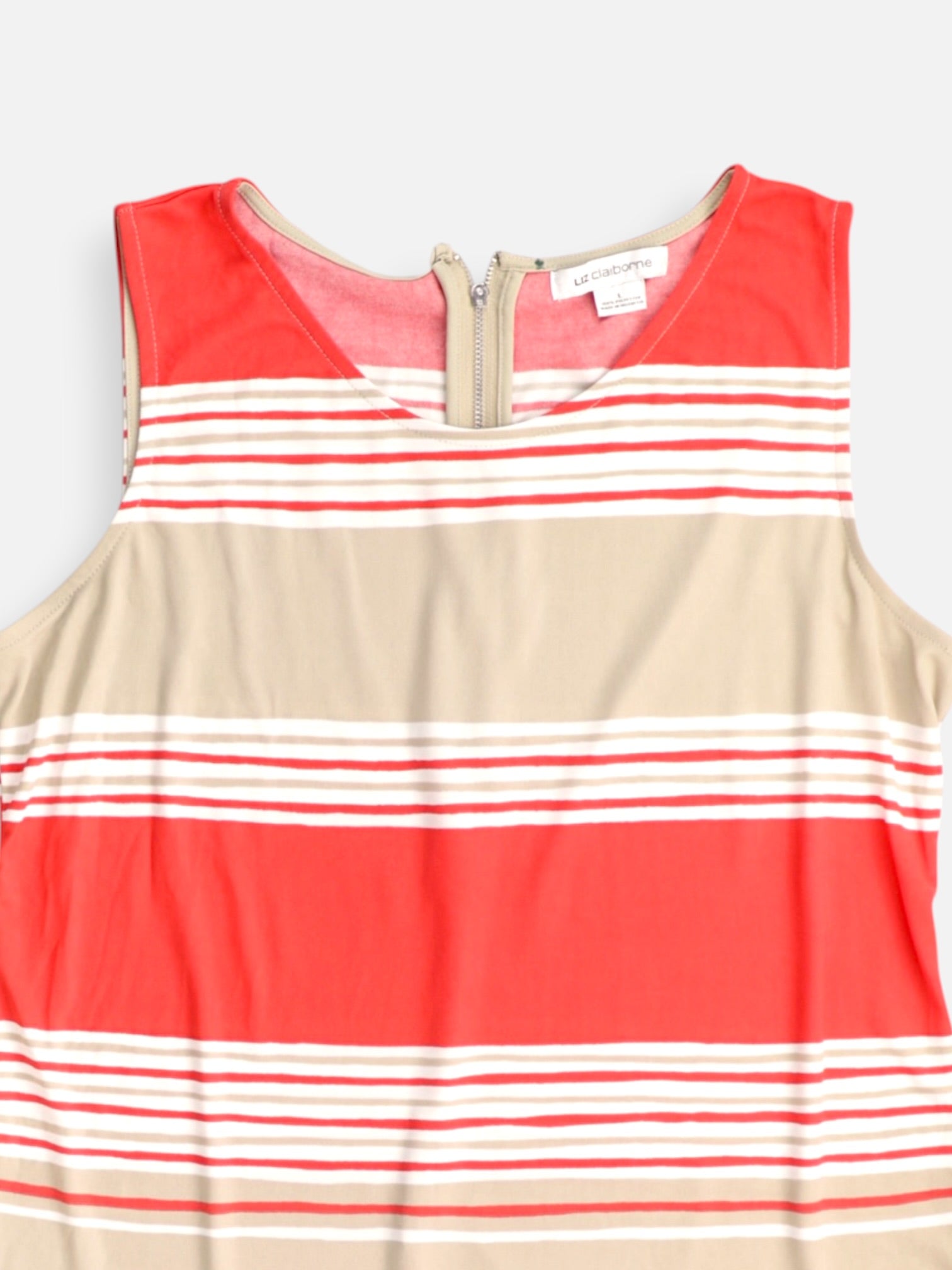 LIZ claiborne Blusa Color Block - Mujer - Large