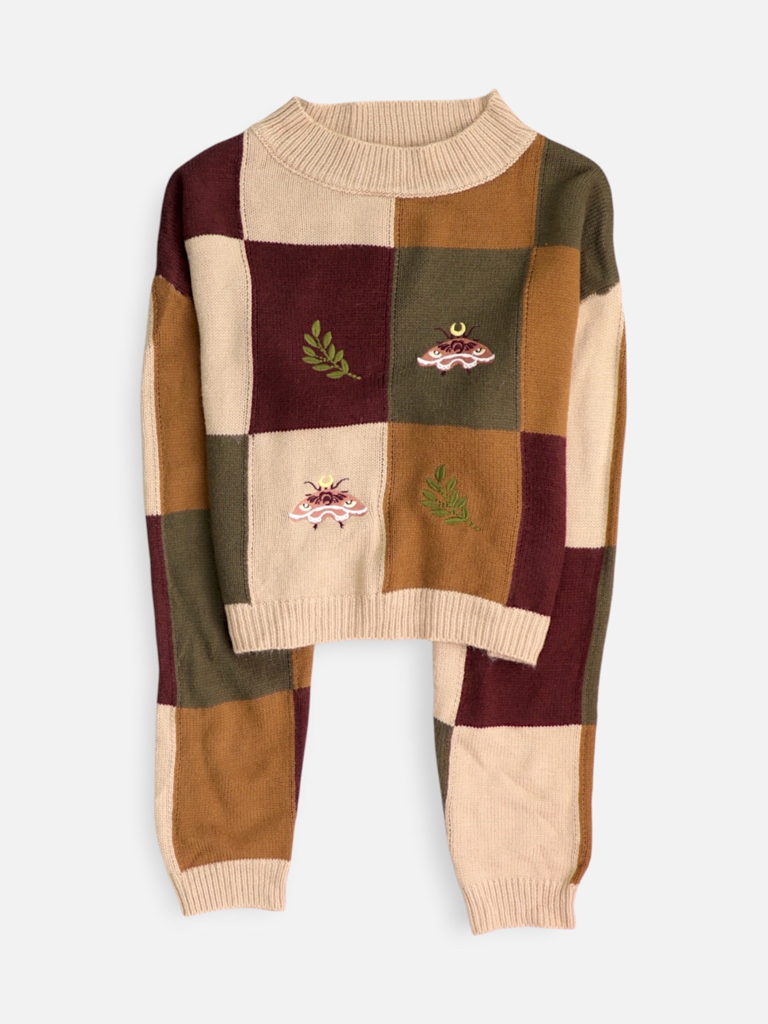 Sueter Knit Color Block - Mujer - Large
