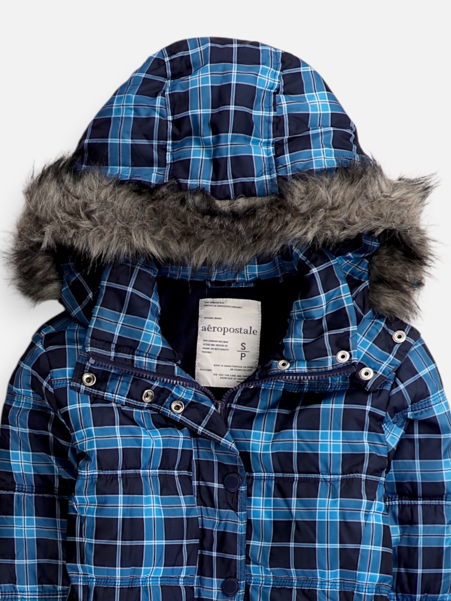 Aeropostale Chaqueta Puffer Impermeable - Mujer - Small