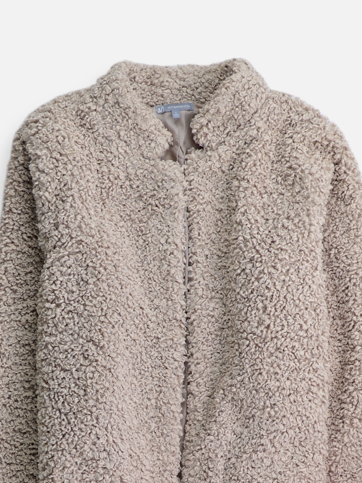 Chaqueta Casual Teddy - Mujer - Large
