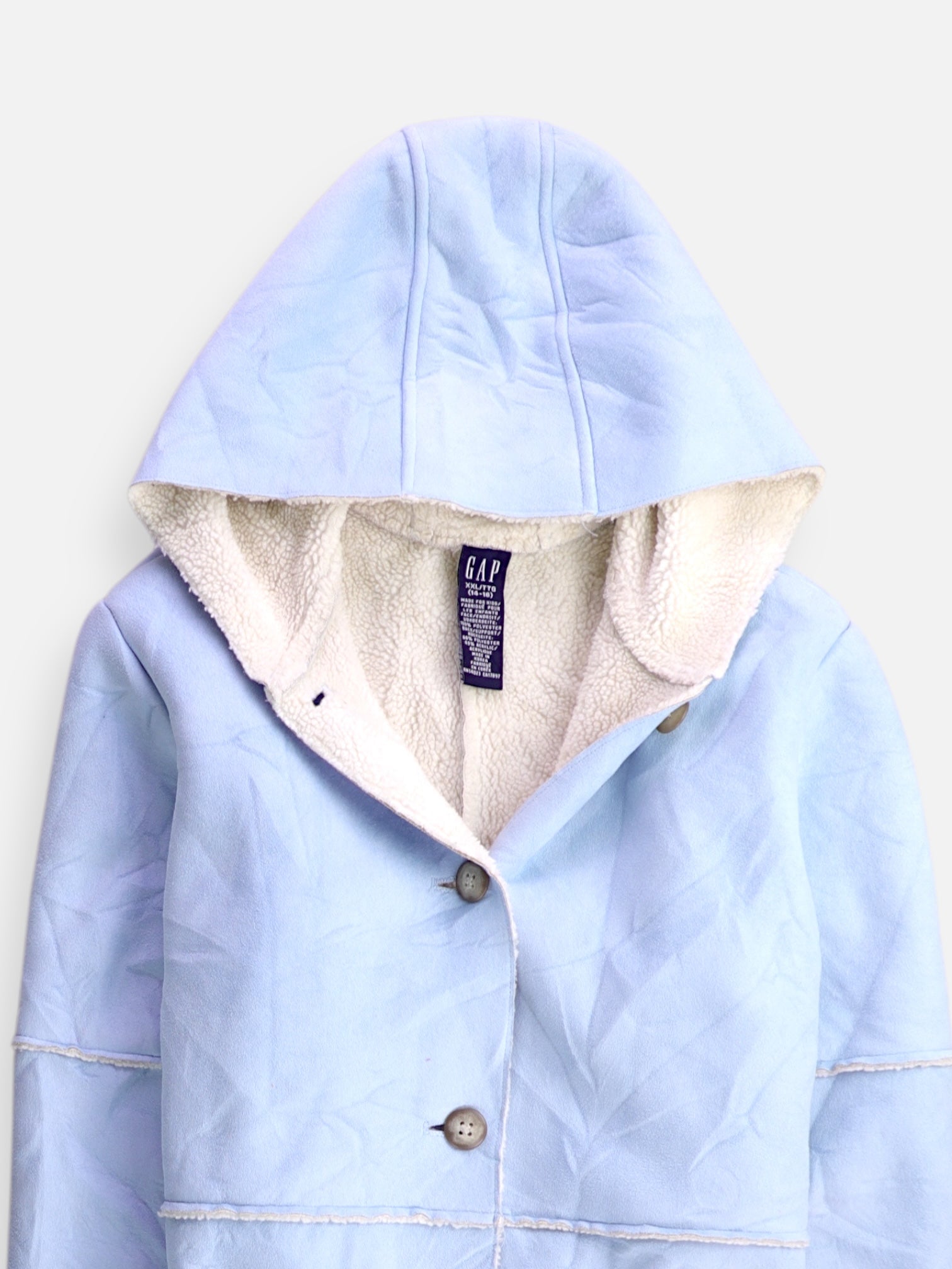 GAP Chaqueta Suede Largo - Niña - XL - 14-16Y (Años)