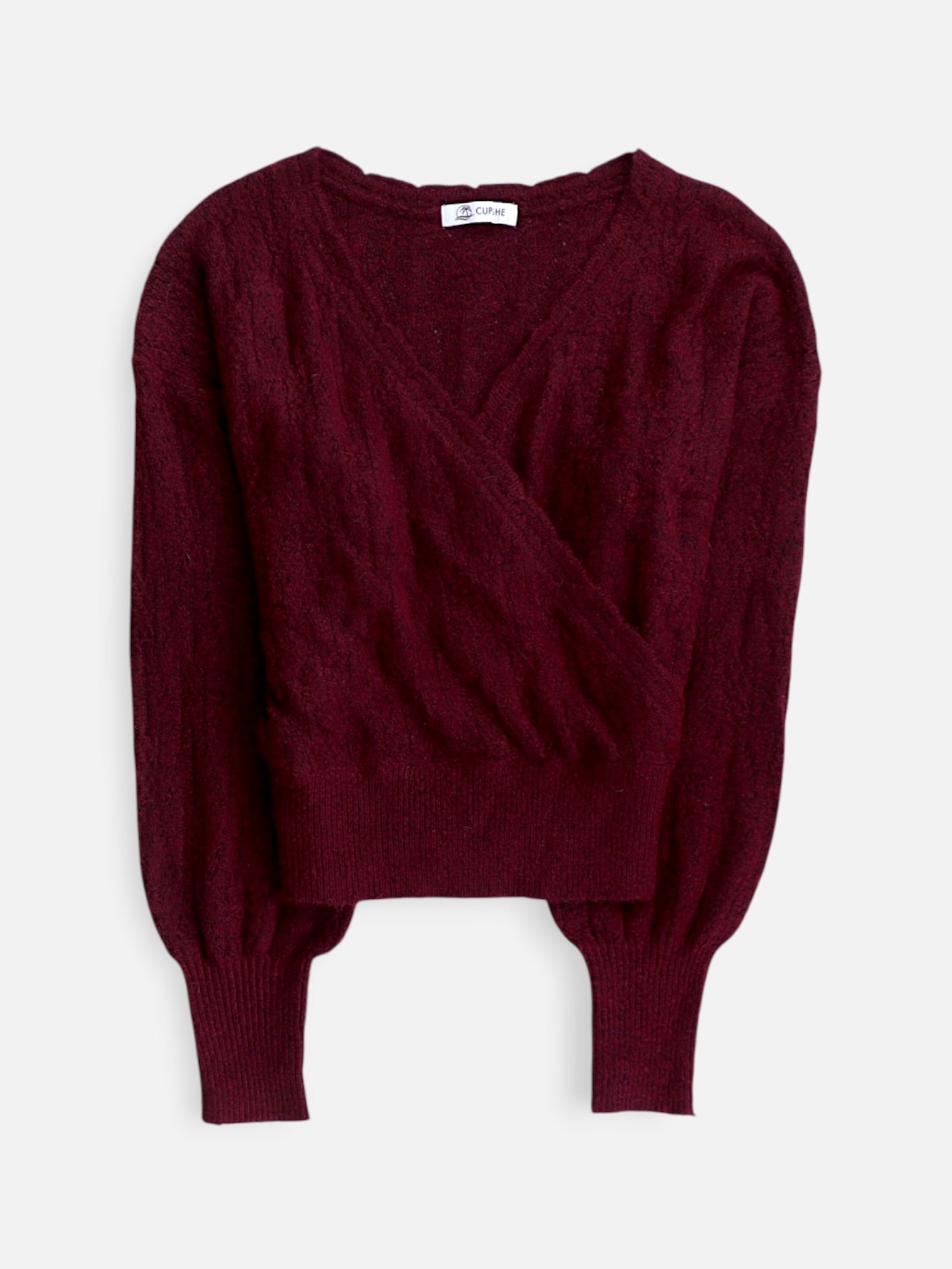 Cupshe Sueter Knit Crop Top - Mujer - Small