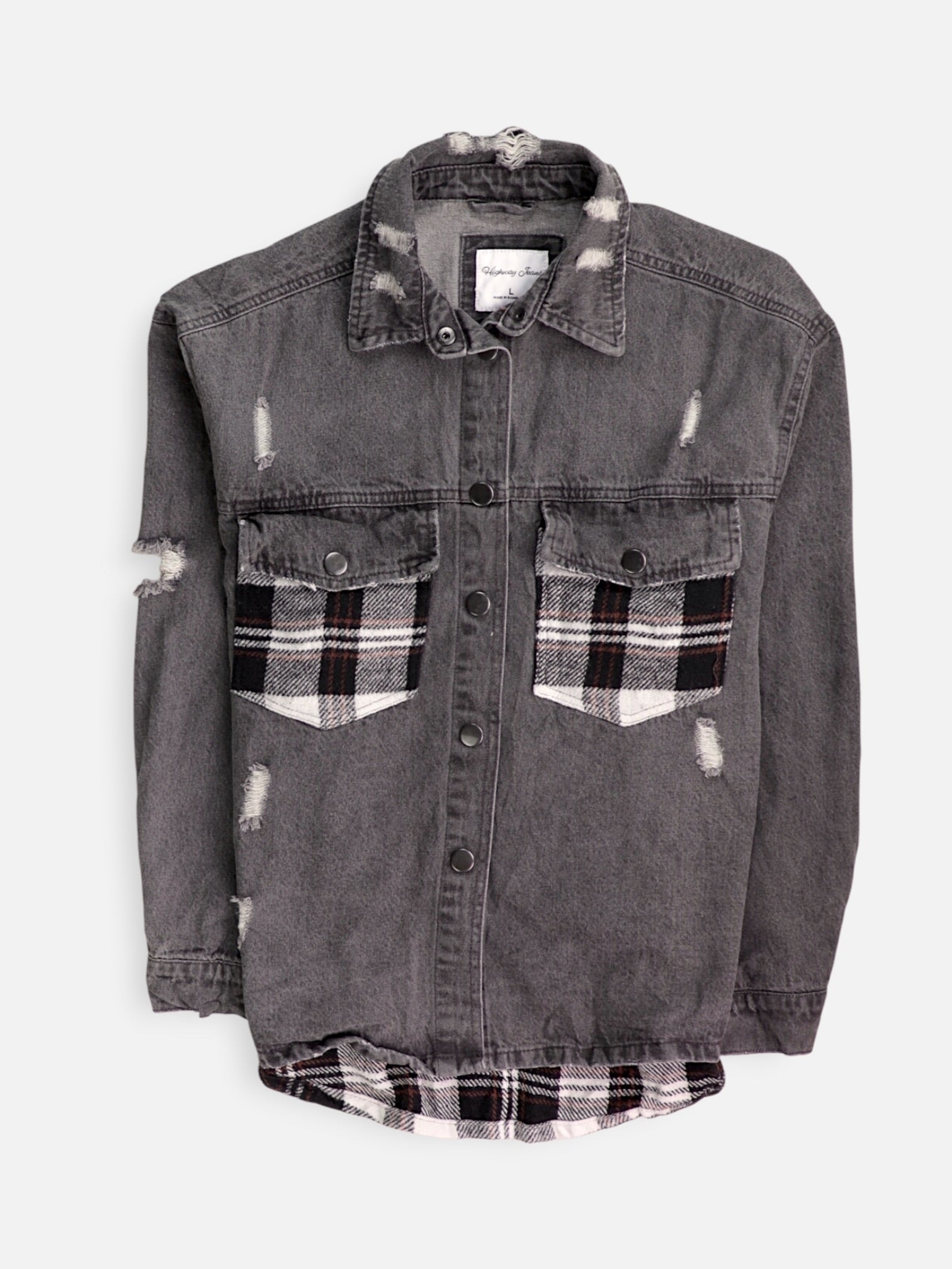 Chaqueta Denim  Basic - Mujer - Large