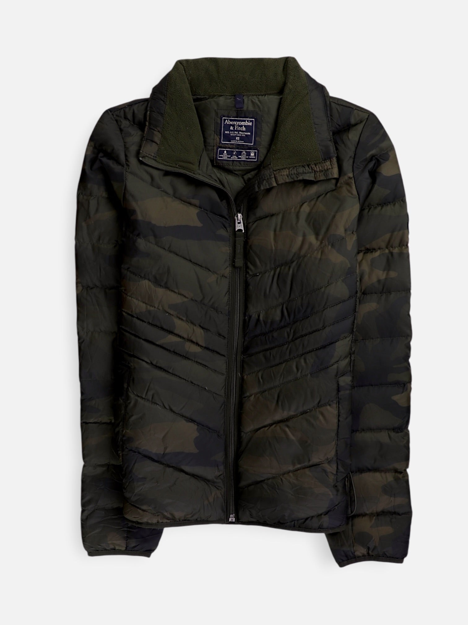 Abercrombie & Fitch Chaqueta Puffer Impermeable - Mujer - XS
