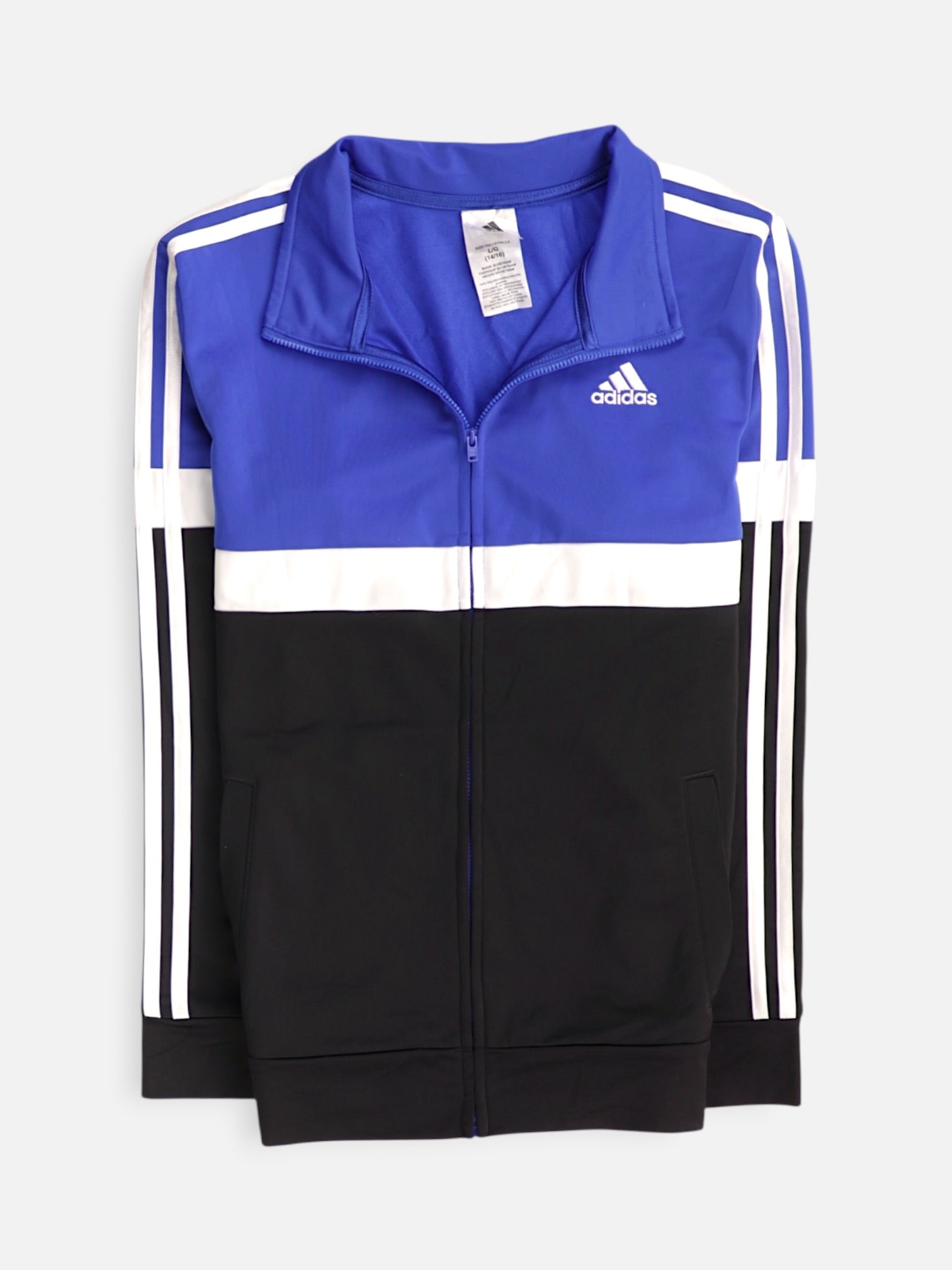 Adidas Sudadera Fleece Color Block - Niño - Large - 14-16Y (Años)