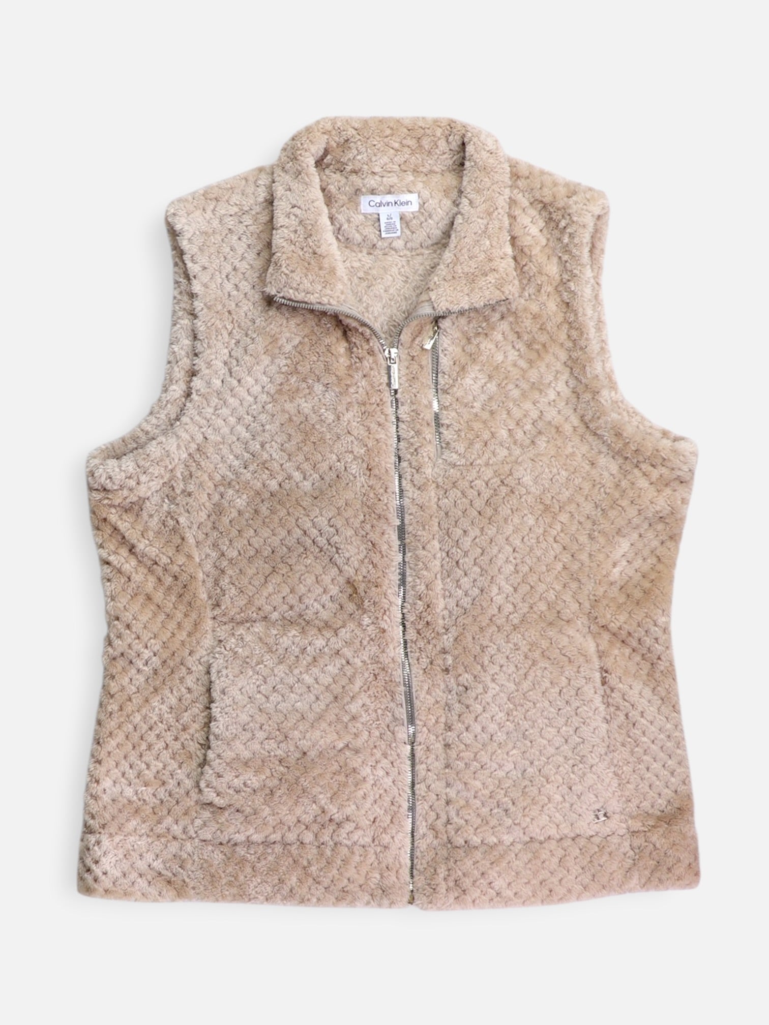 Calvin Klein Chaleco Teddy - Mujer - Large