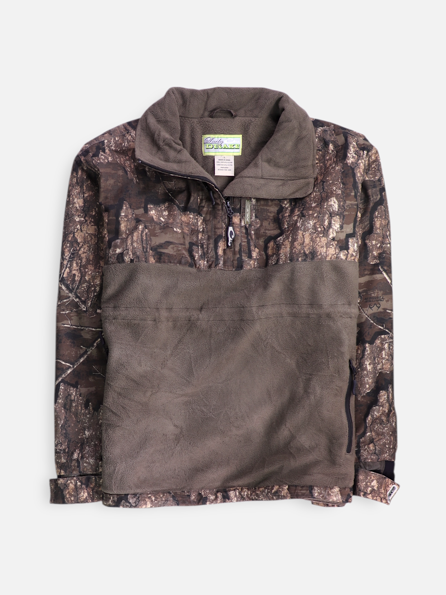 Sueter Fleece Color Block - Hombre - Large