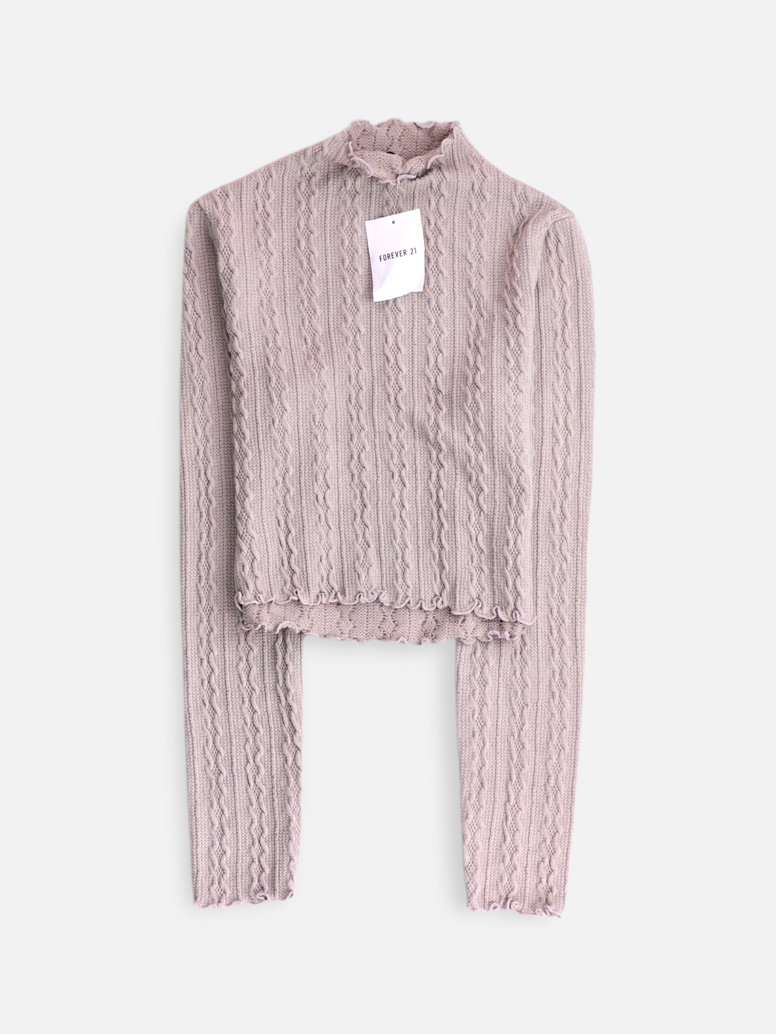 Forever 21 Blusa Crop Top - Mujer - Large