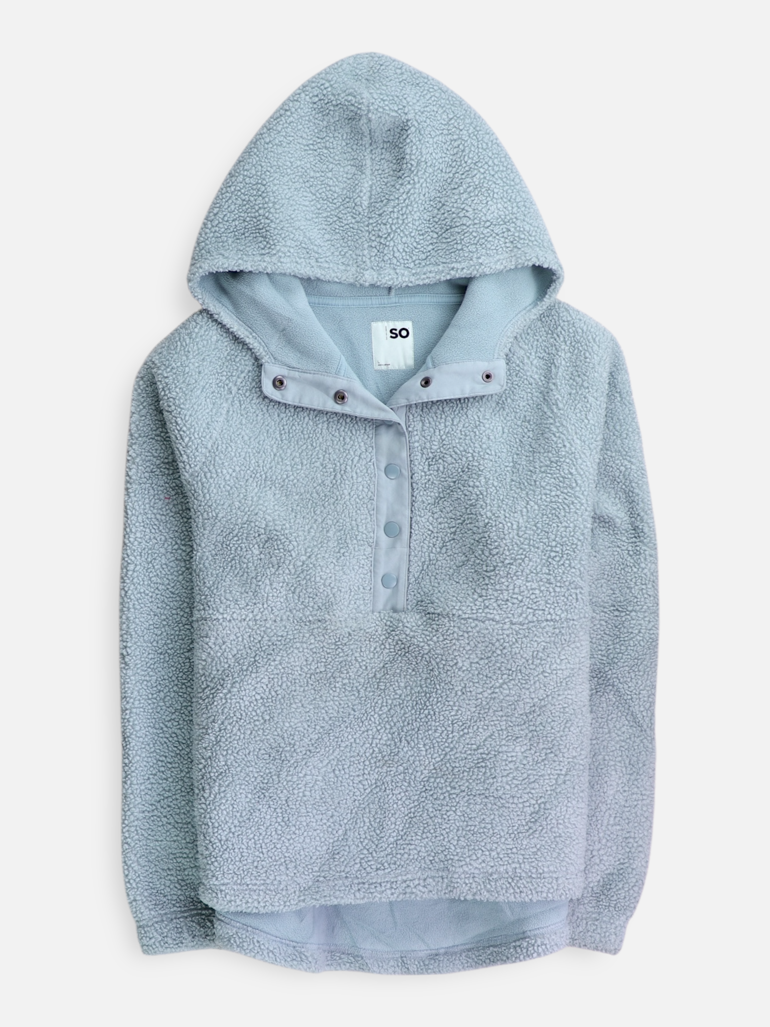 Sudadera Hoodie Teddy - Mujer - Large