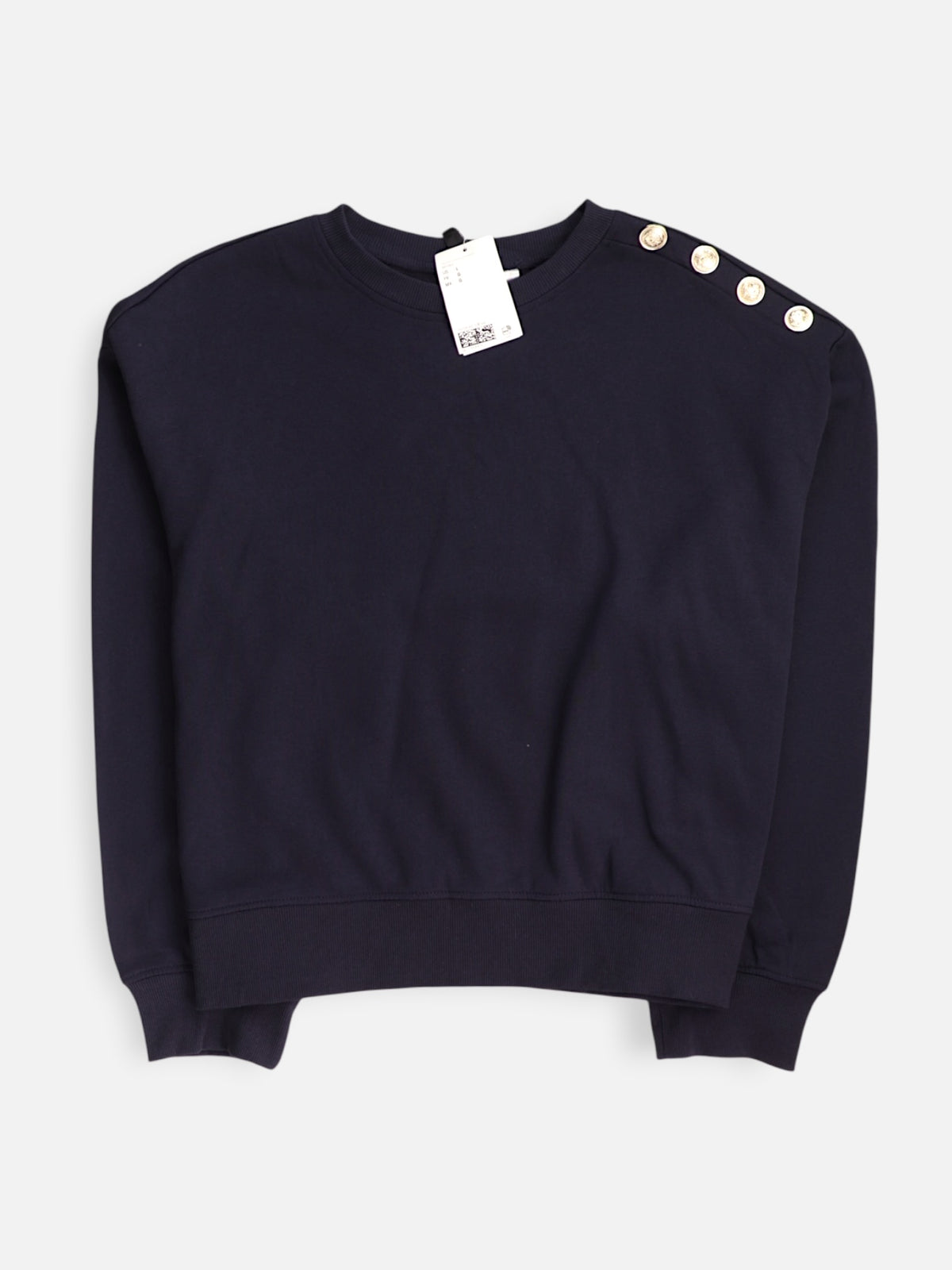 H&M Sudadera Sweatshirt Basic - Mujer - Large