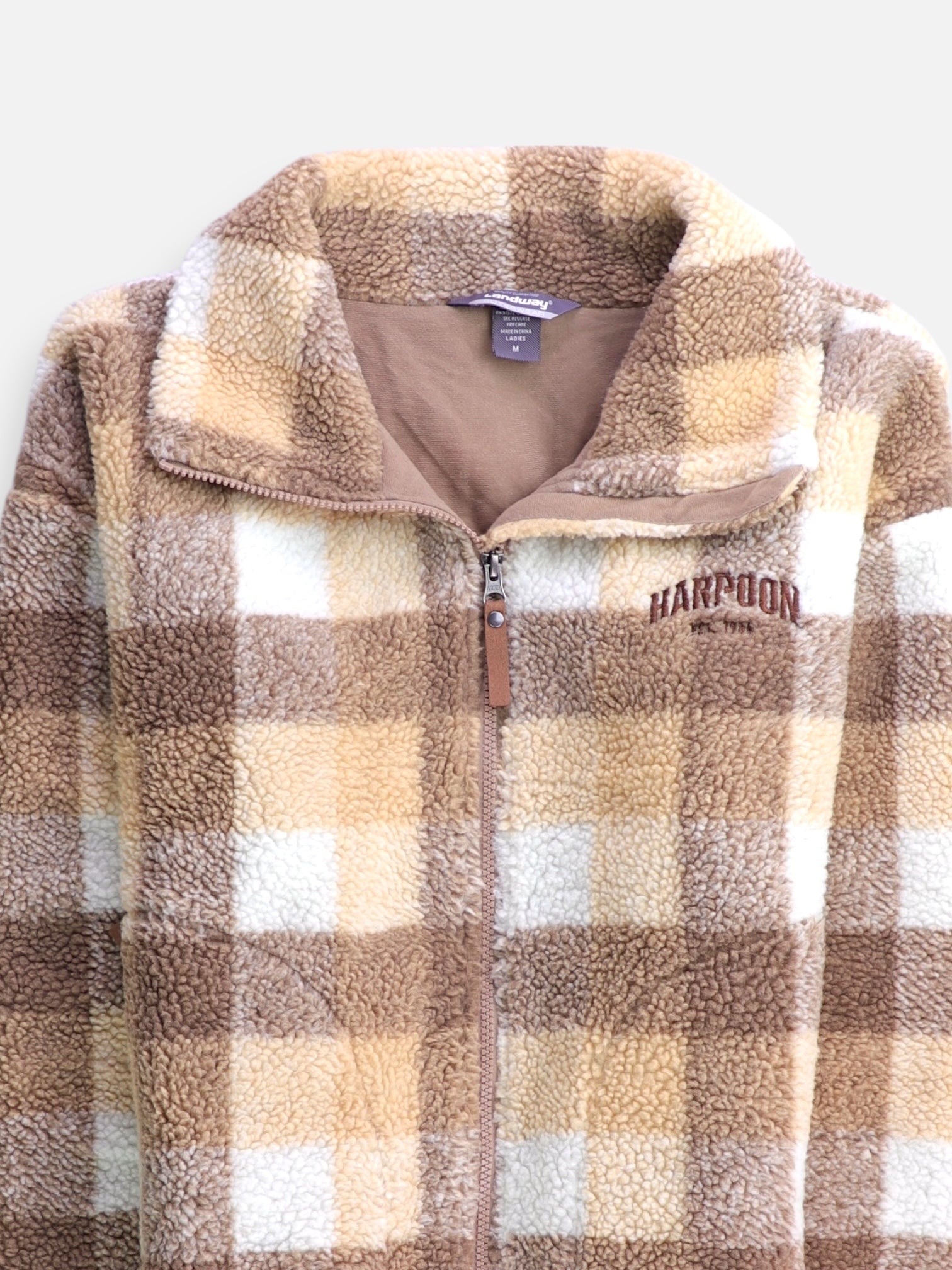 Sueter Fleece Color Block - Mujer - Medium