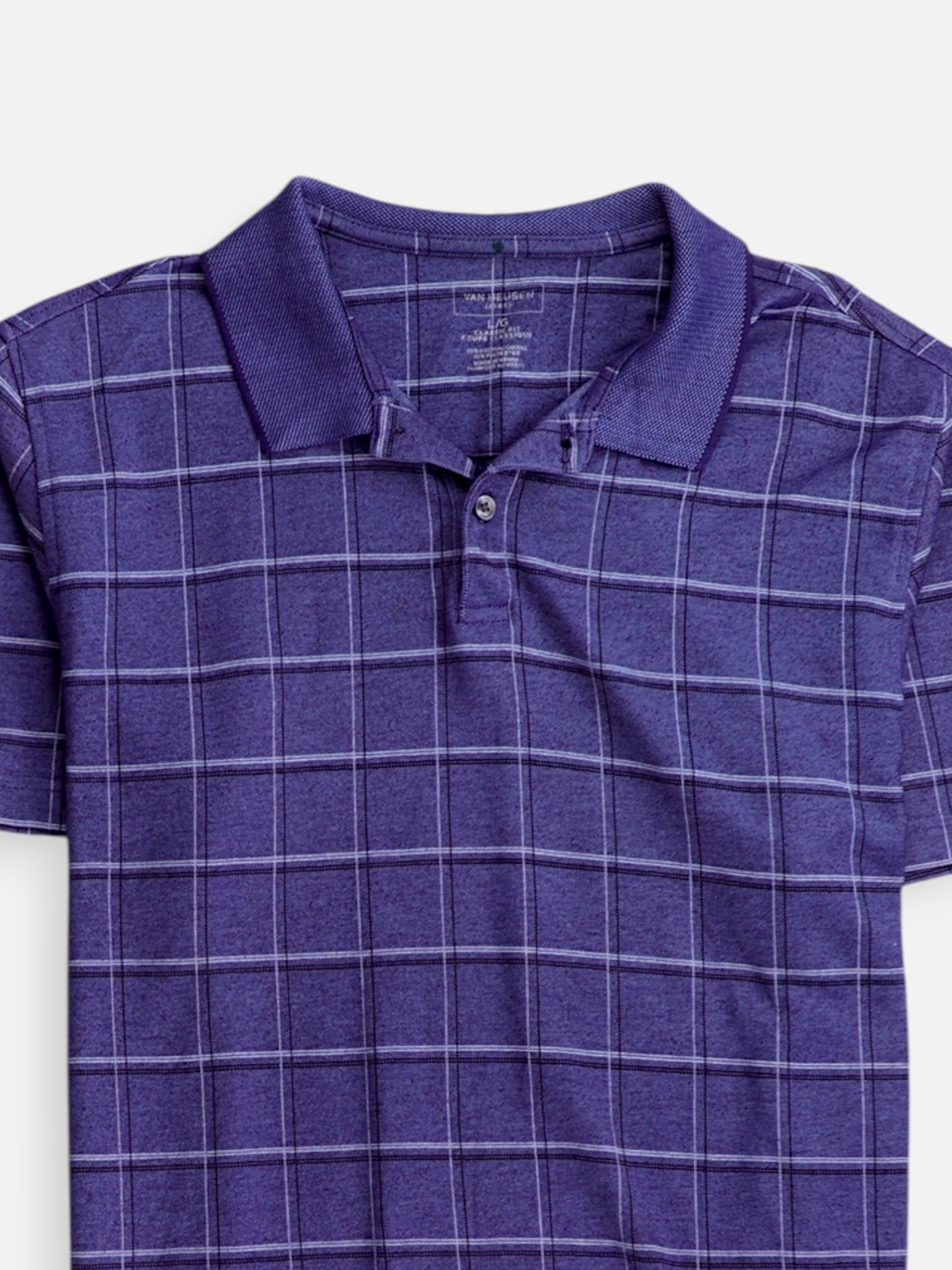 Van Heusen Camisa Casual - Hombre - Large