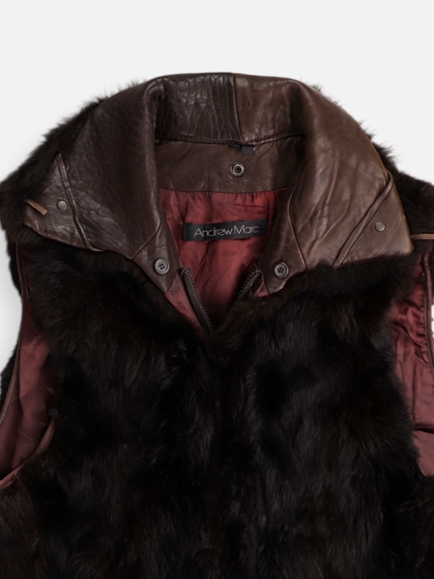 ANDREW MARC Chaleco Teddy - Hombre - Medium