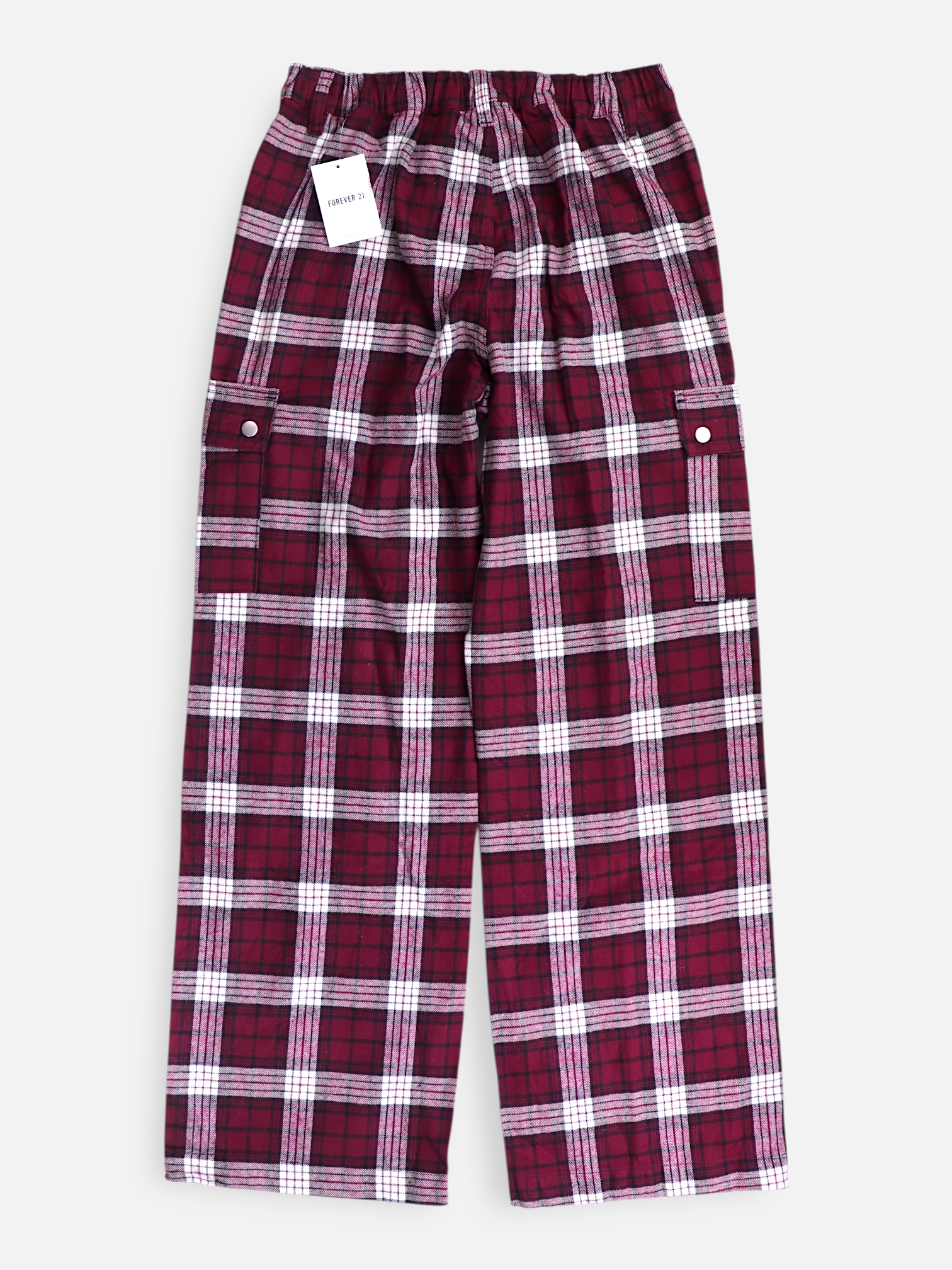 Forever 21 Pantalon Regular Fit Color Block - Mujer - Medium