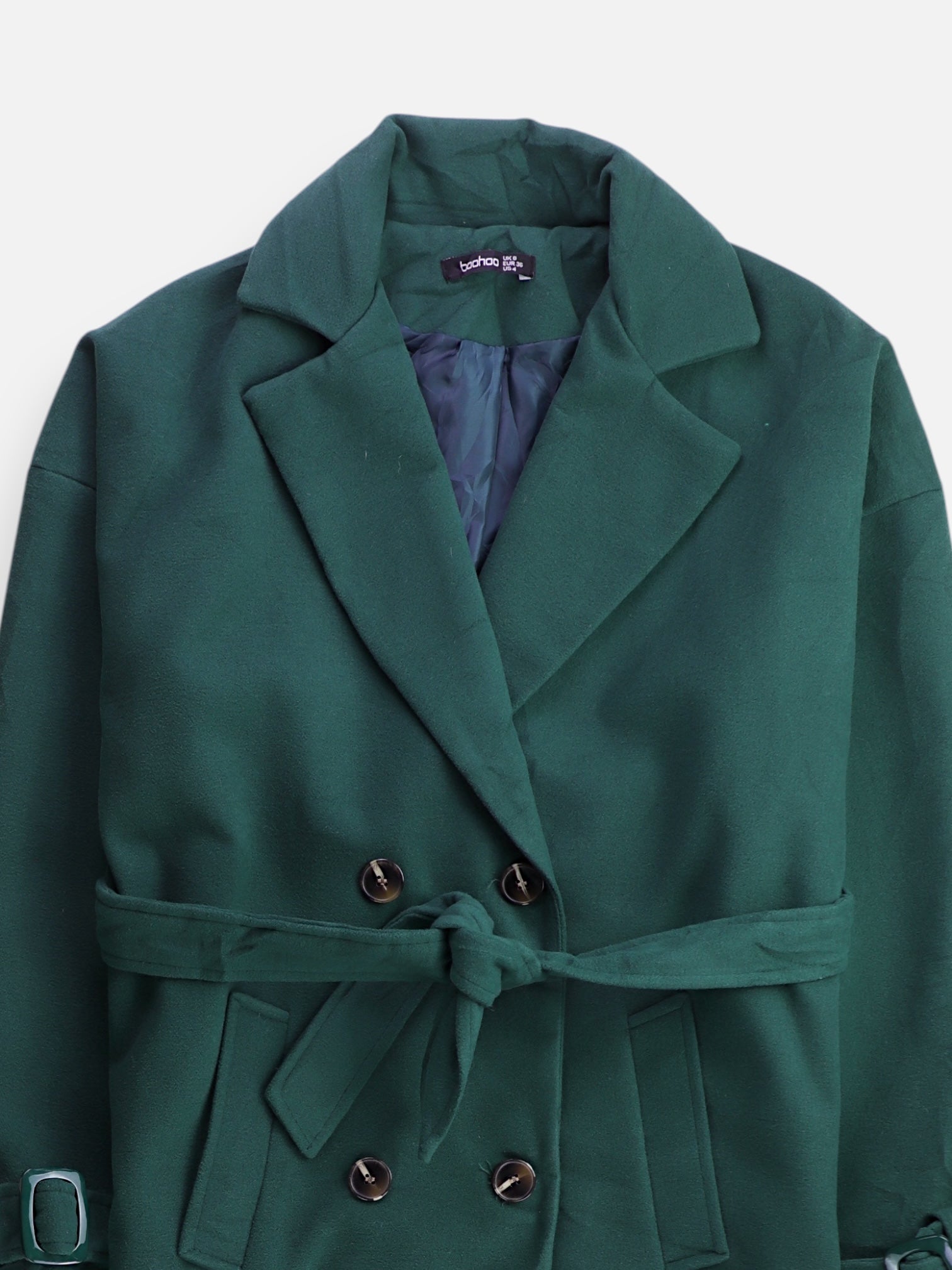 BOOHOO Abrigo Trench Coat Casual - Mujer - 4