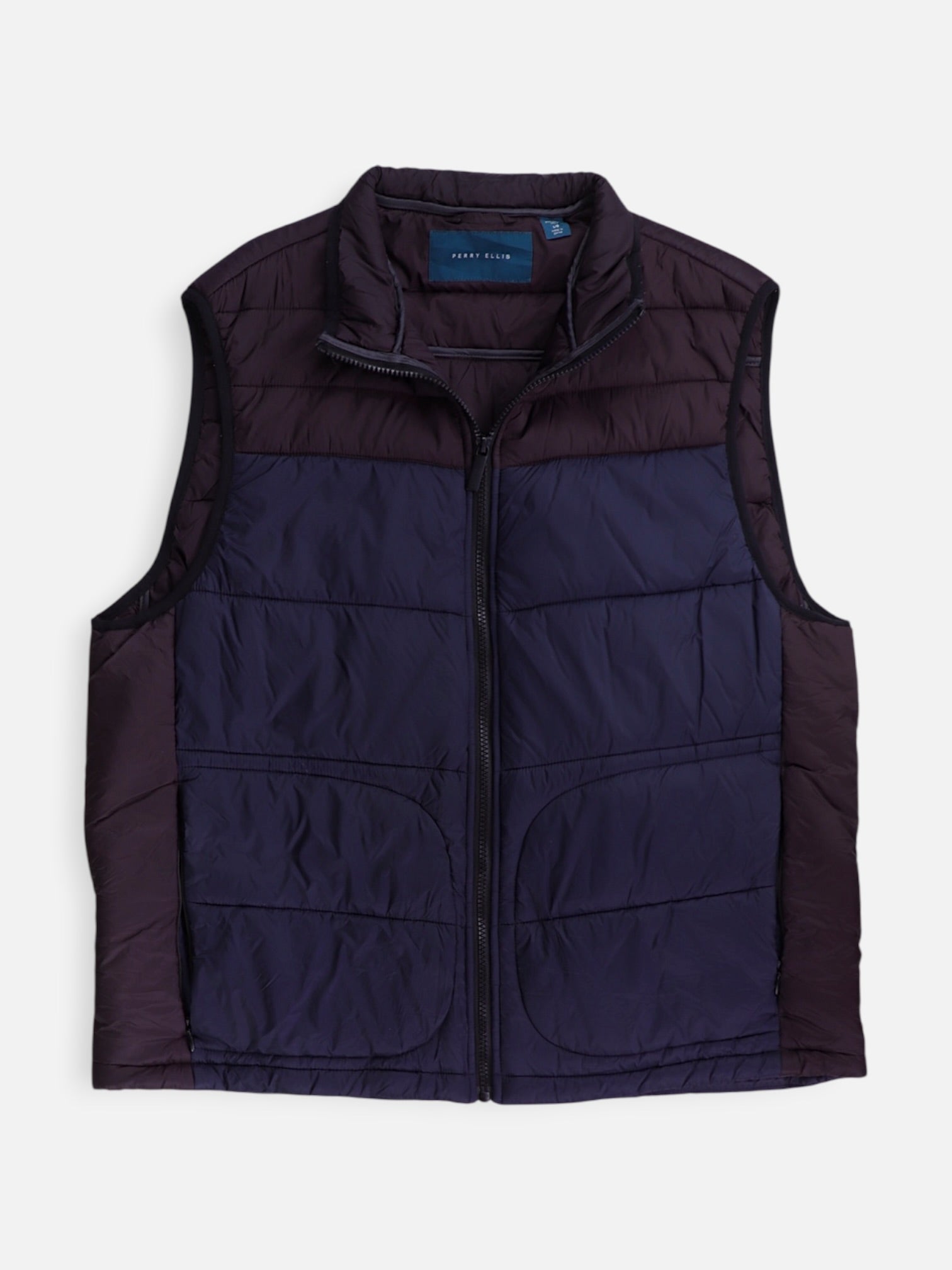 Perry Ellis Chaleco Puffer - Hombre - Large