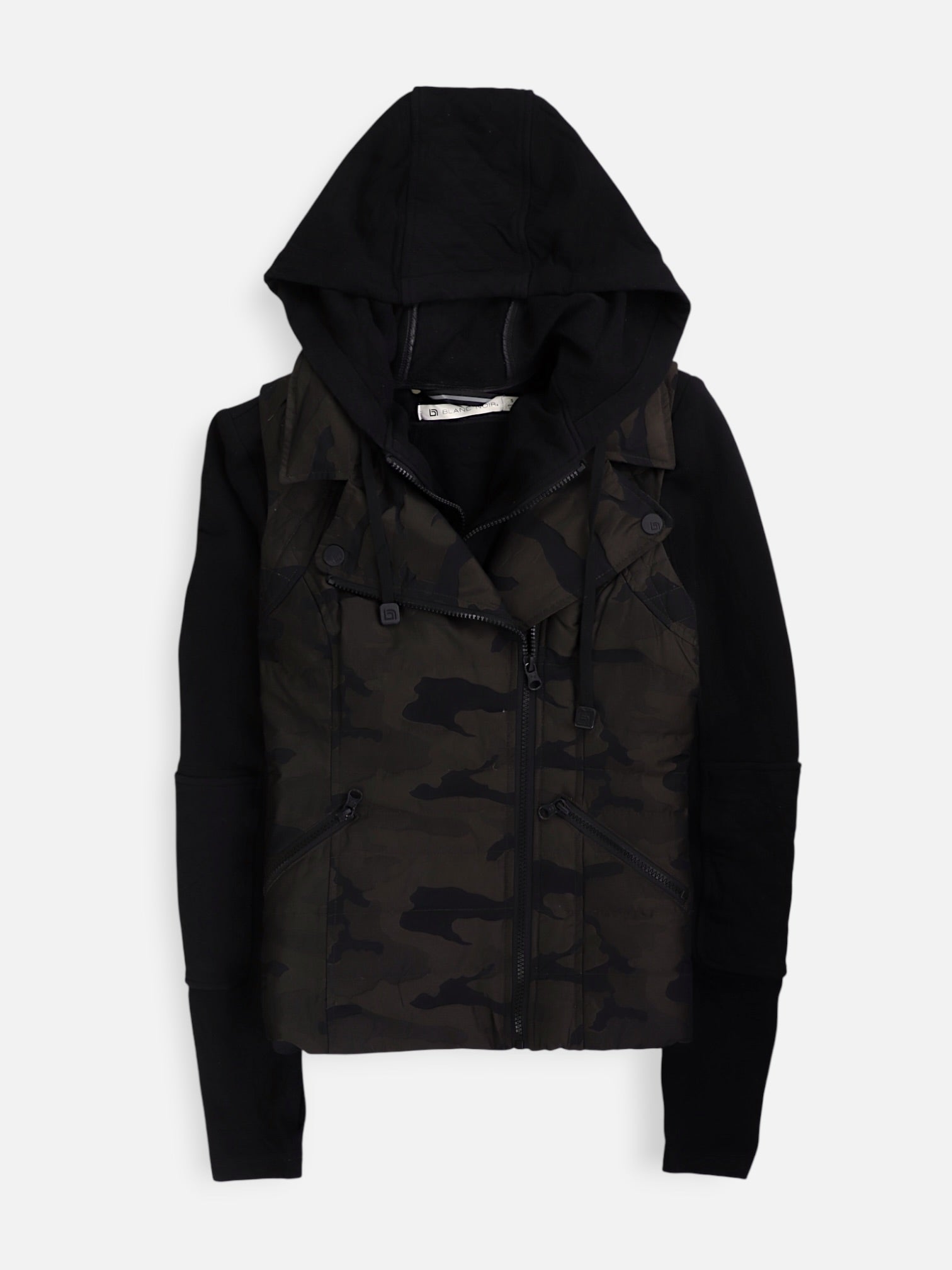Chaqueta Impermeable Color Block - Mujer - Small