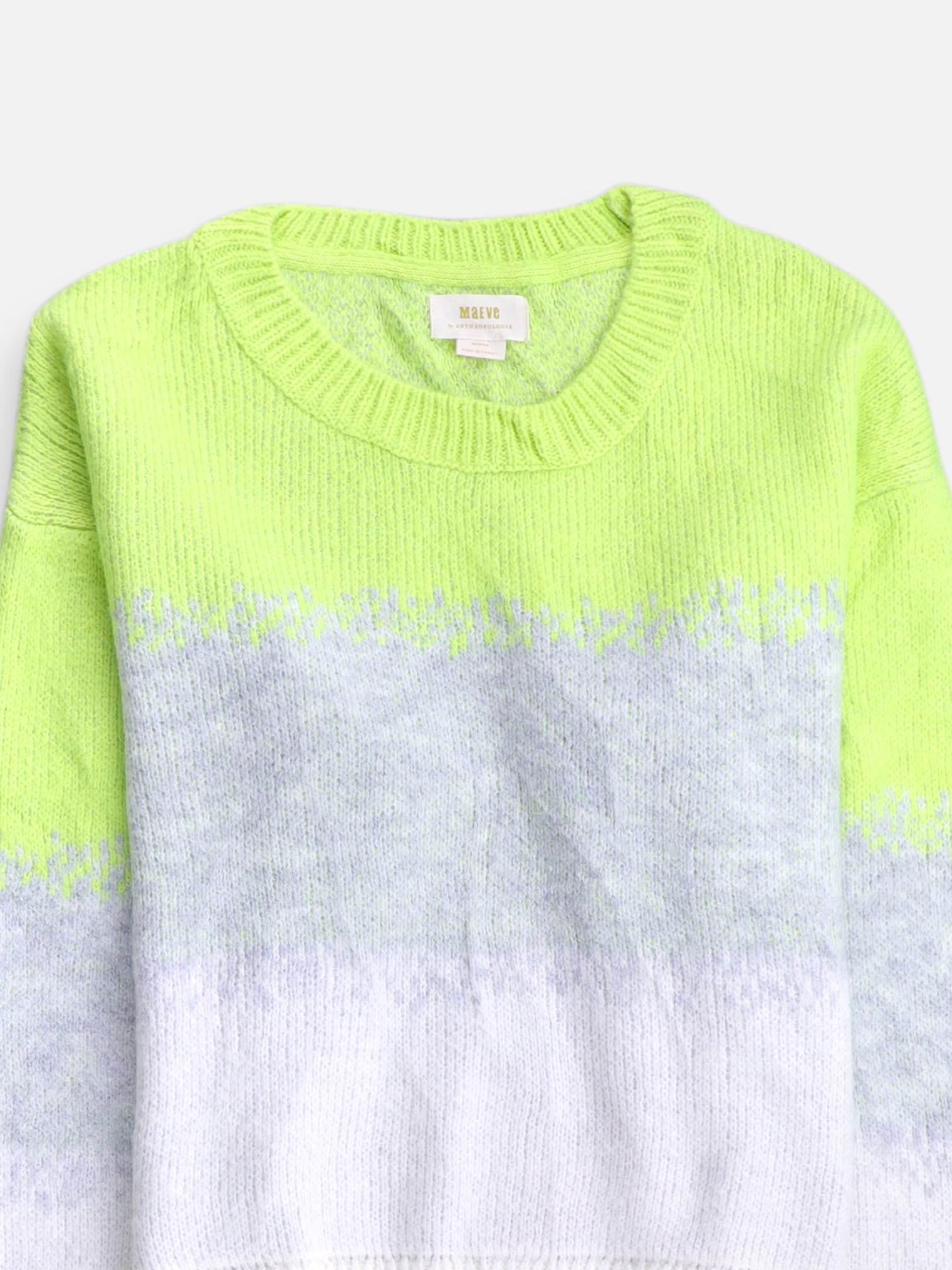 Sueter Knit Color Block - Mujer - Medium