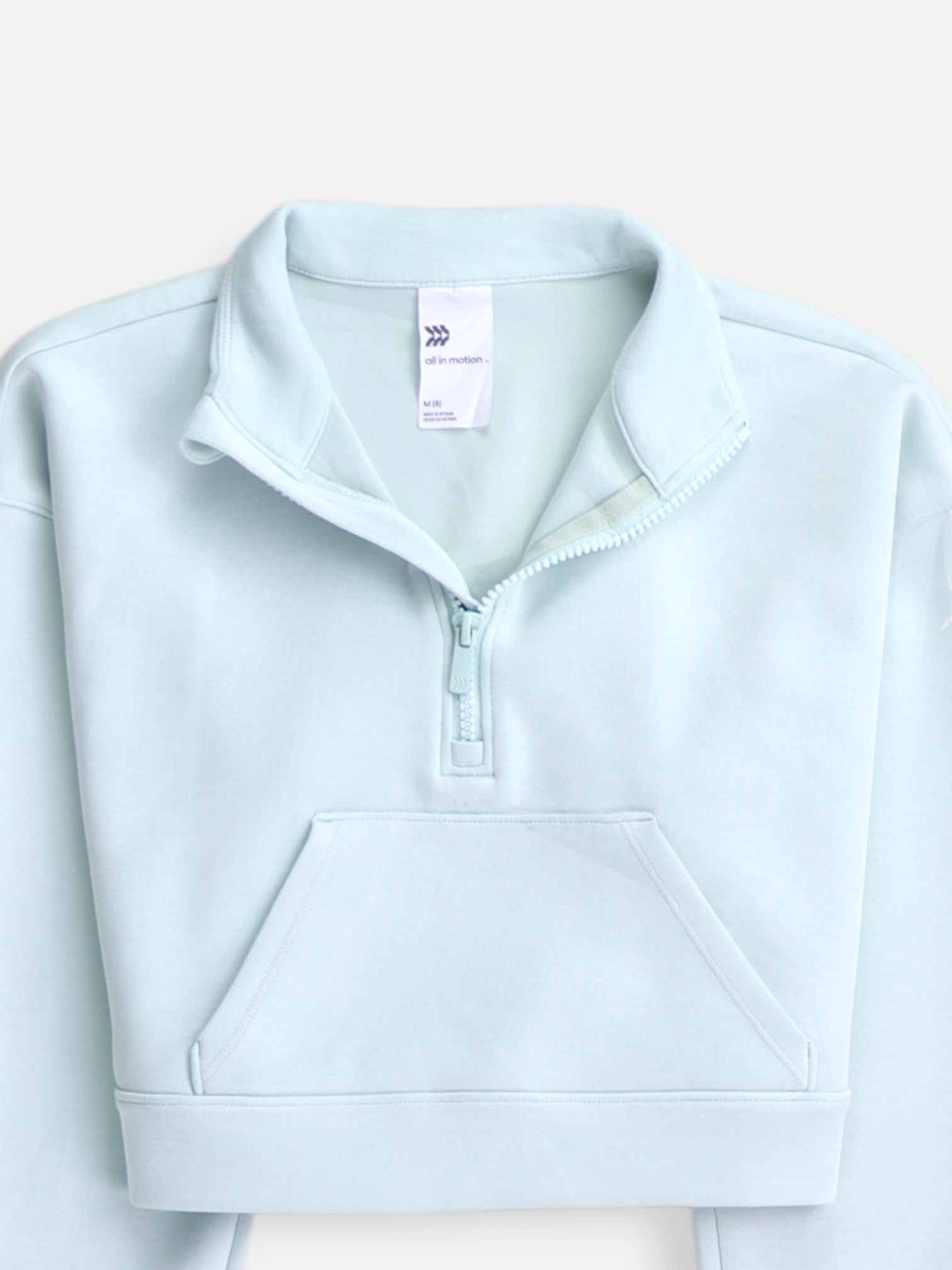 All In Motion Sudadera Fleece Crop Top - Niña - Medium - 7-8Y (Años)